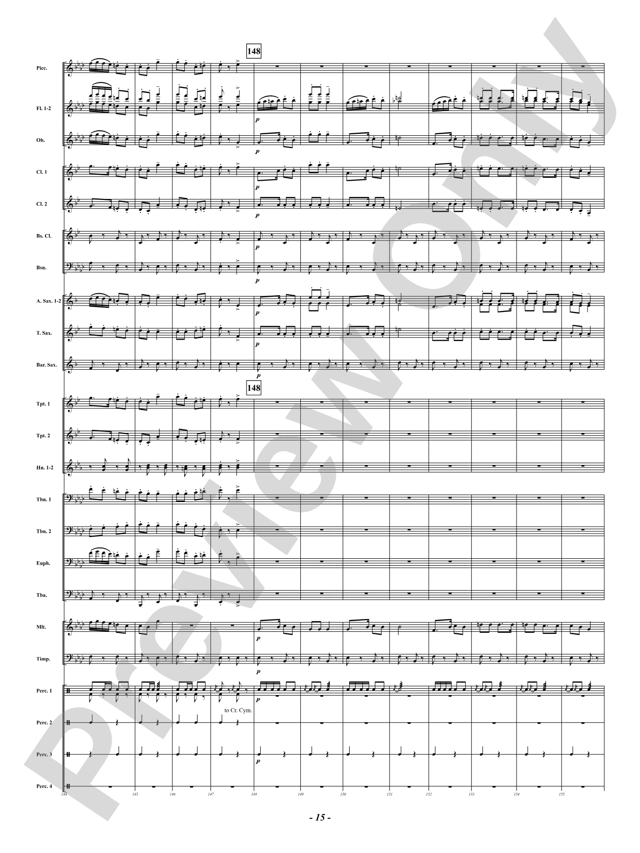 Midnight Fire Alarm: Concert Band Conductor Score & Parts