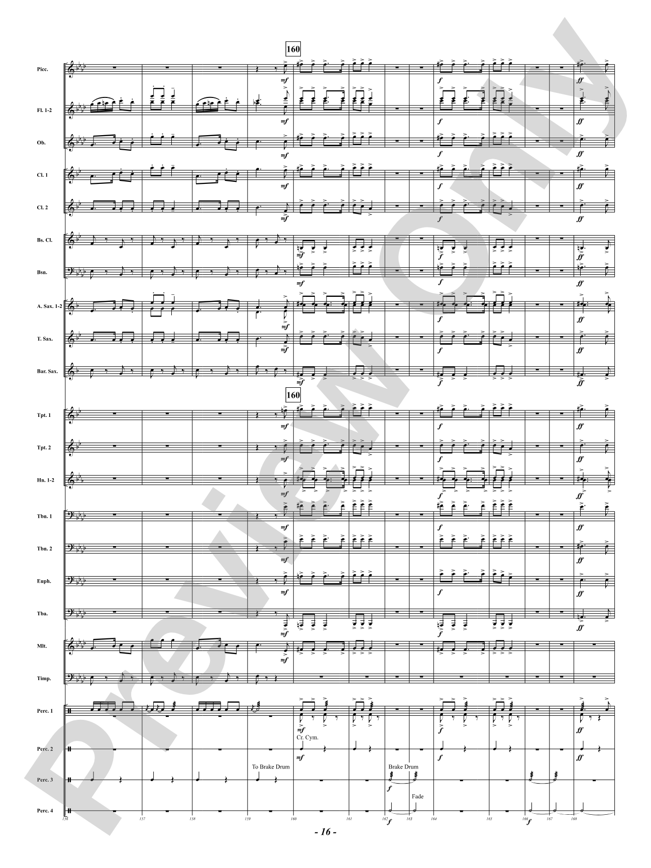 Midnight Fire Alarm: Concert Band Conductor Score & Parts