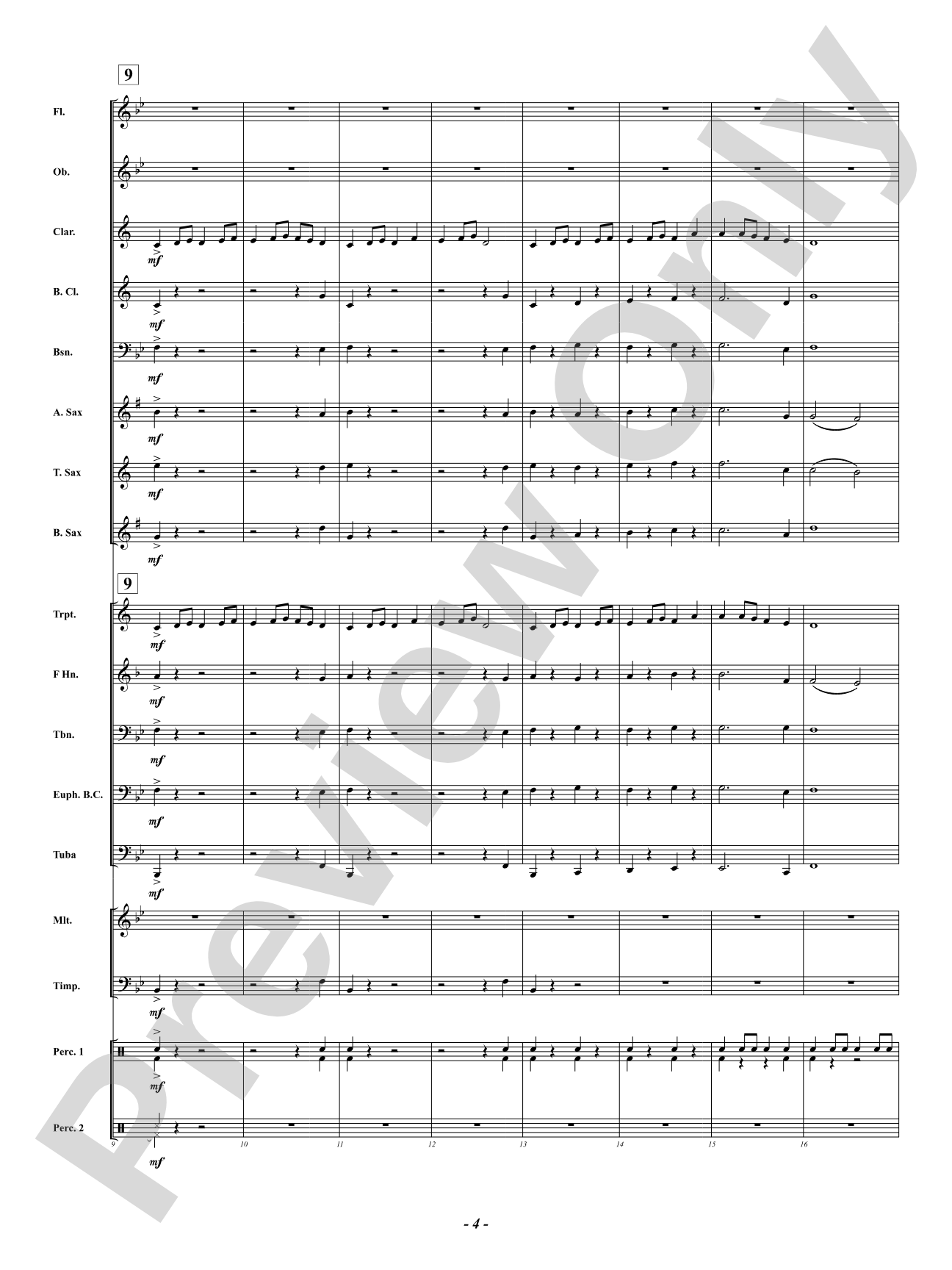 The Adventure Begins: Concert Band Conductor Score & Parts