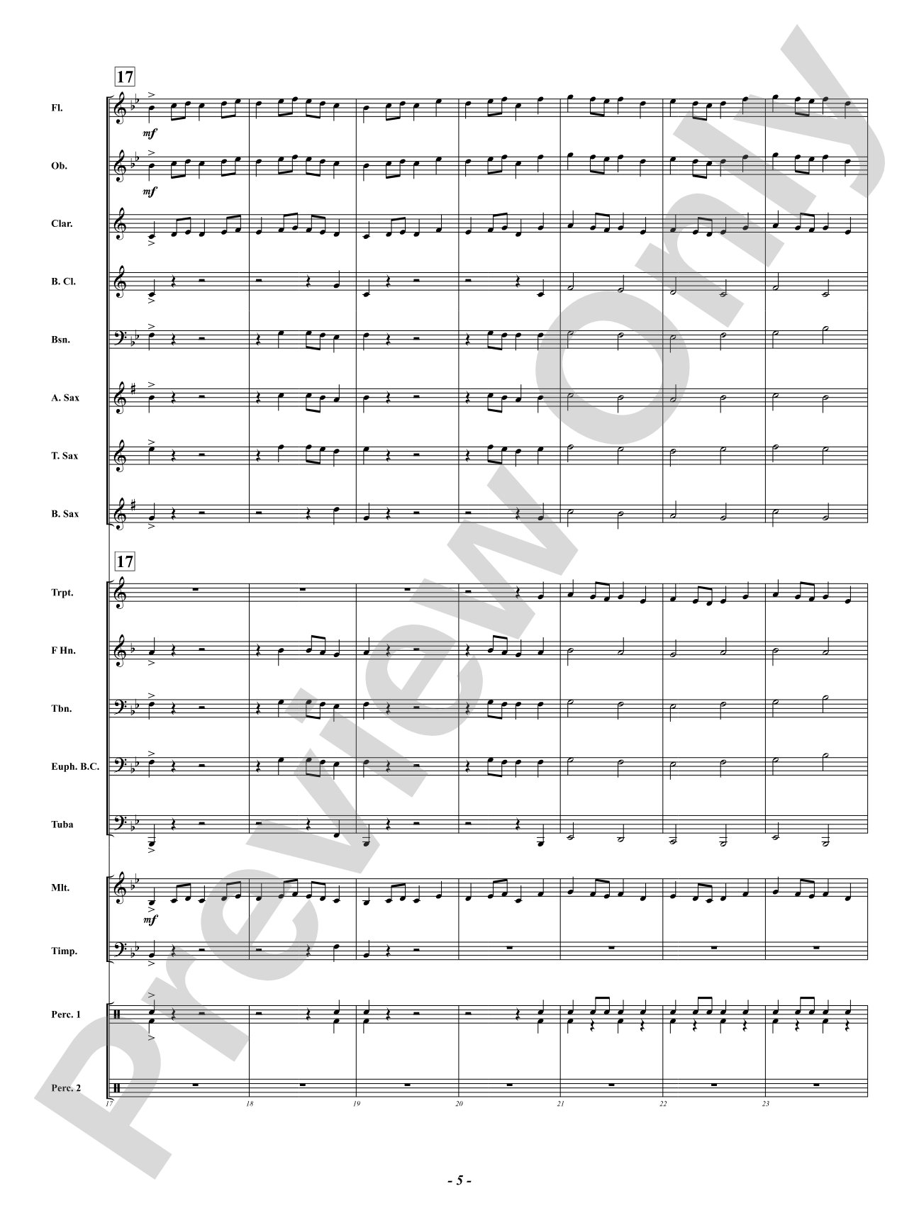 The Adventure Begins: Concert Band Conductor Score & Parts