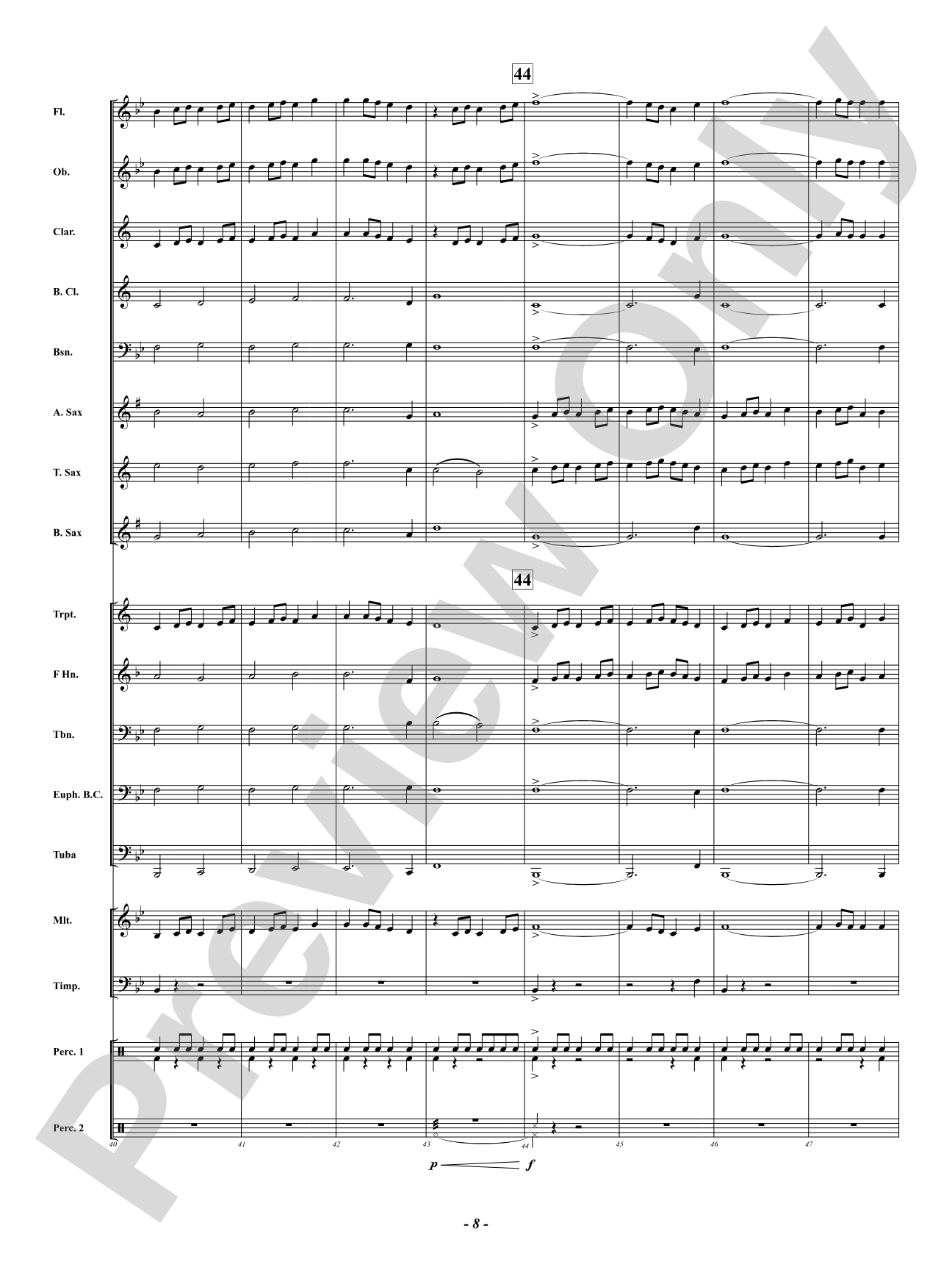 The Adventure Begins: Concert Band Conductor Score & Parts