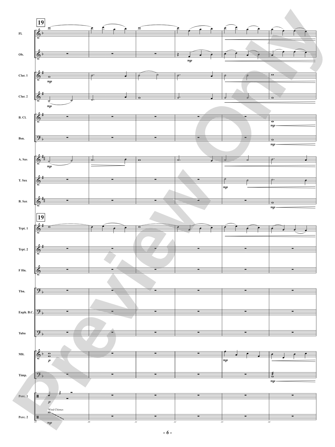 Fanfare For The Saints: Concert Band Conductor Score & Parts