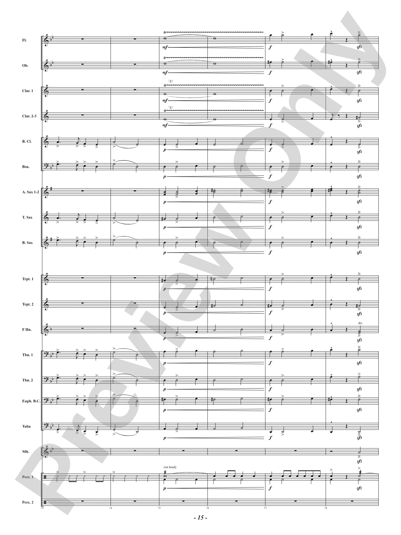 Hawthorn Hill - (Concert March): Concert Band Conductor Score & Parts