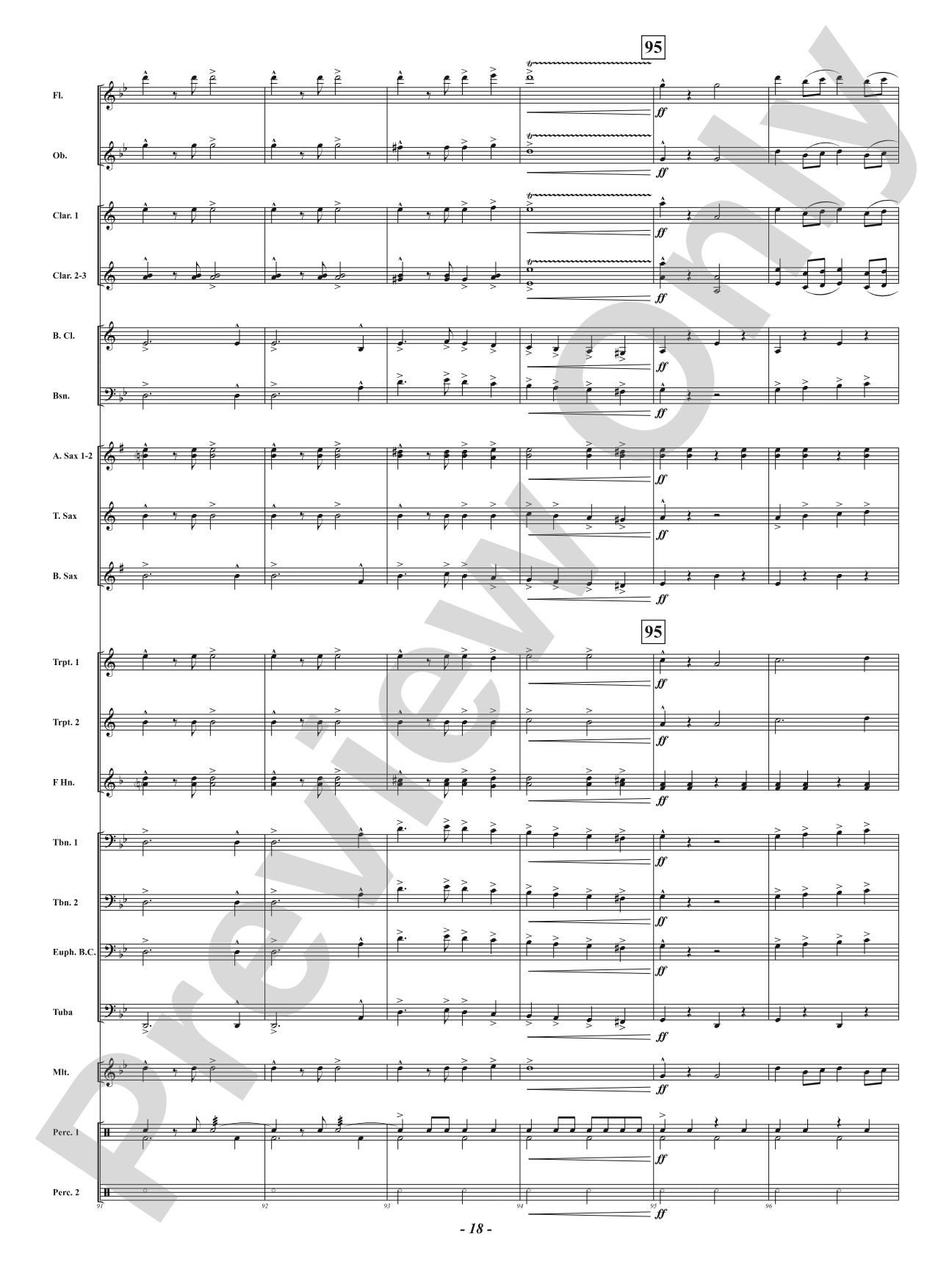 Hawthorn Hill - (Concert March): Concert Band Conductor Score & Parts