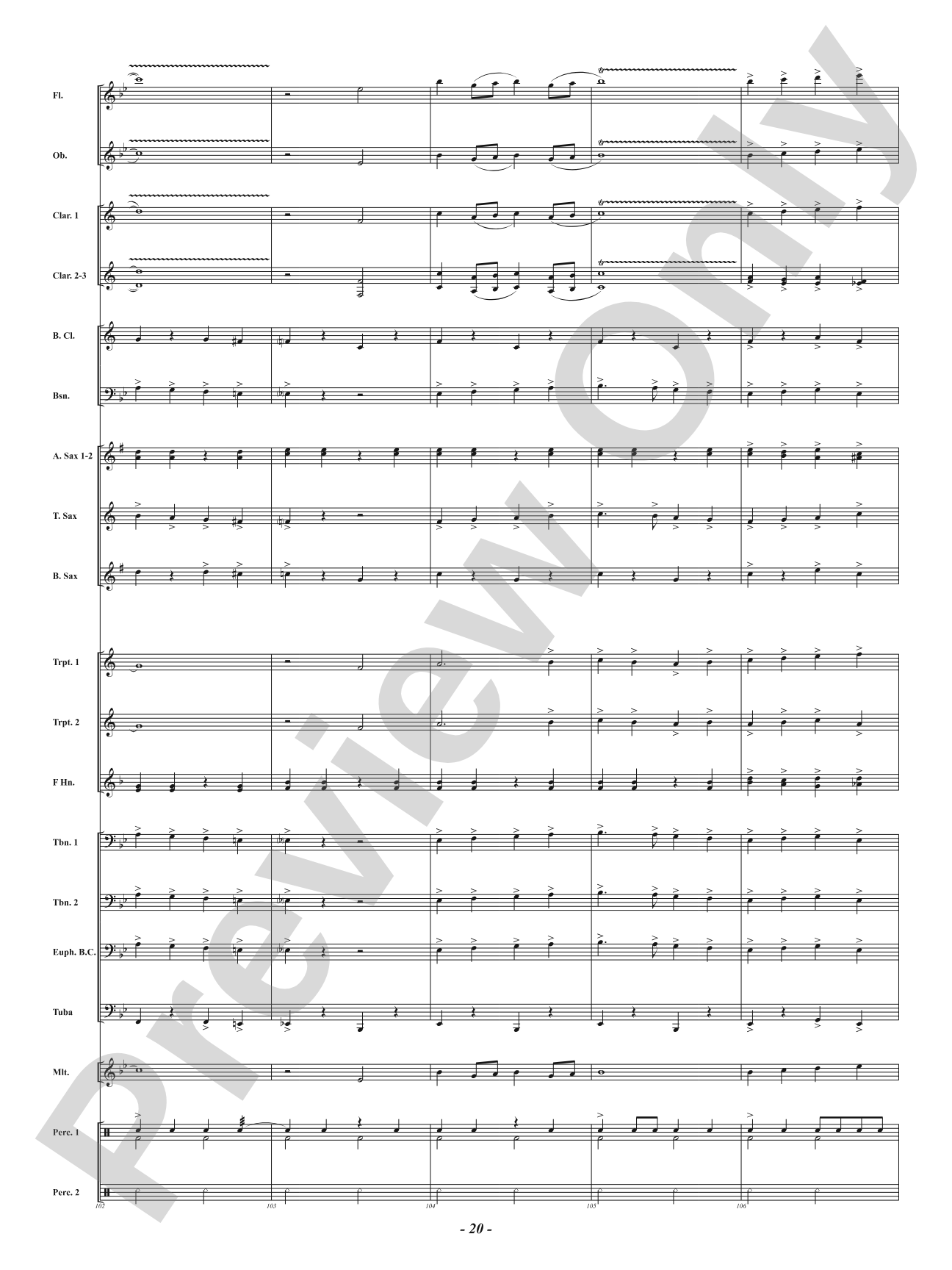 Hawthorn Hill - (Concert March): Concert Band Conductor Score & Parts