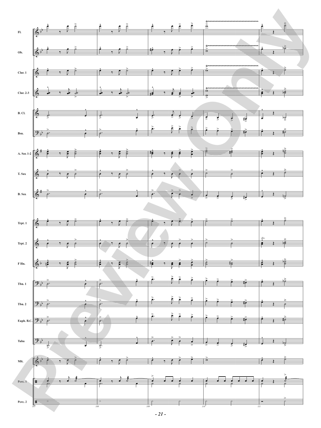 Hawthorn Hill - (Concert March): Concert Band Conductor Score & Parts