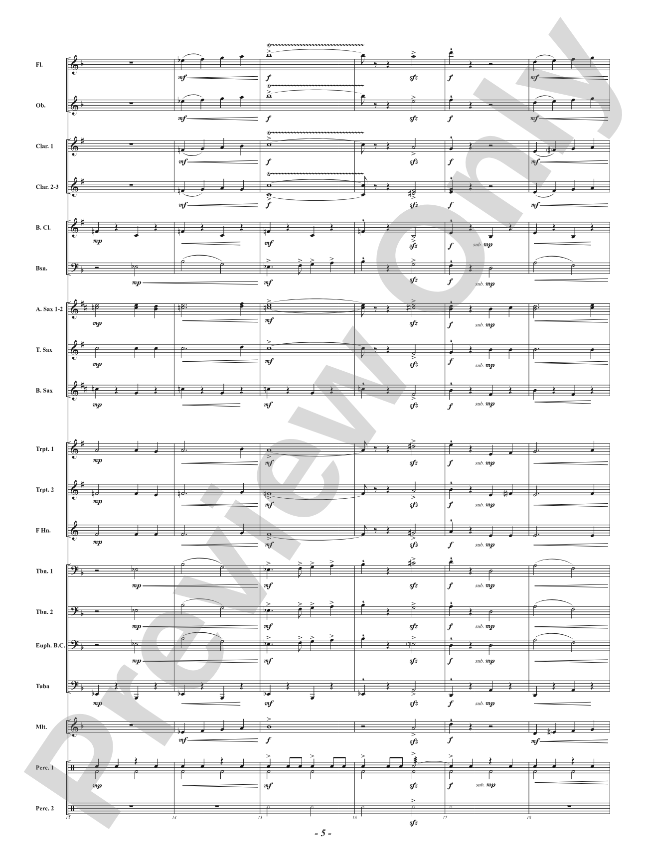 Hawthorn Hill - (Concert March): Concert Band Conductor Score & Parts