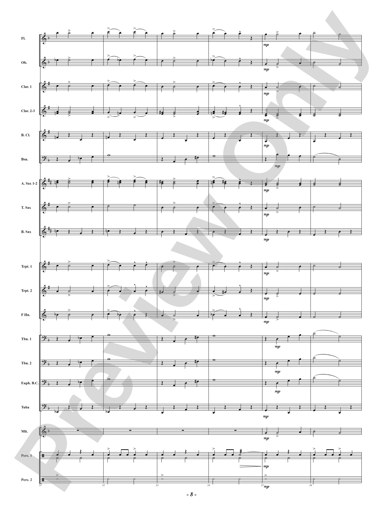 Hawthorn Hill - (Concert March): Concert Band Conductor Score & Parts