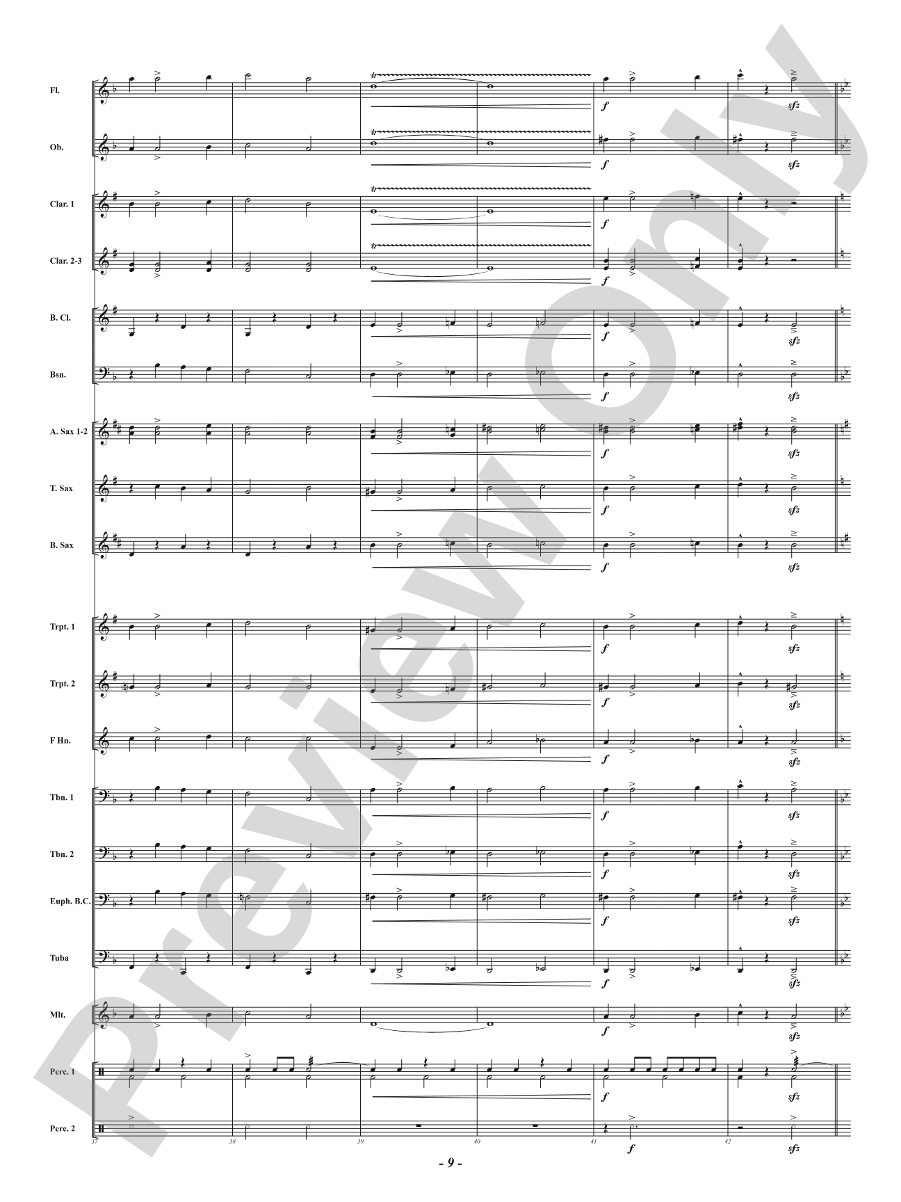 Hawthorn Hill - (Concert March): Concert Band Conductor Score & Parts