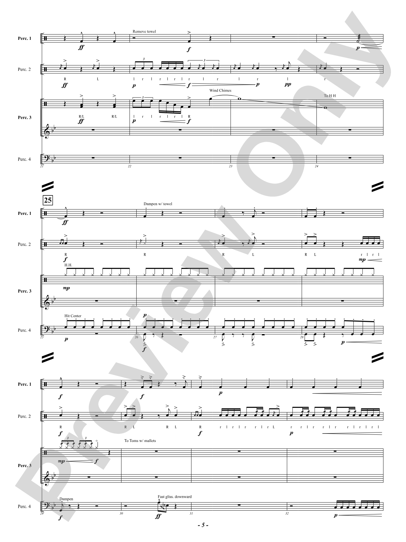 Katla: Percussion Ensemble Conductor Score & Parts