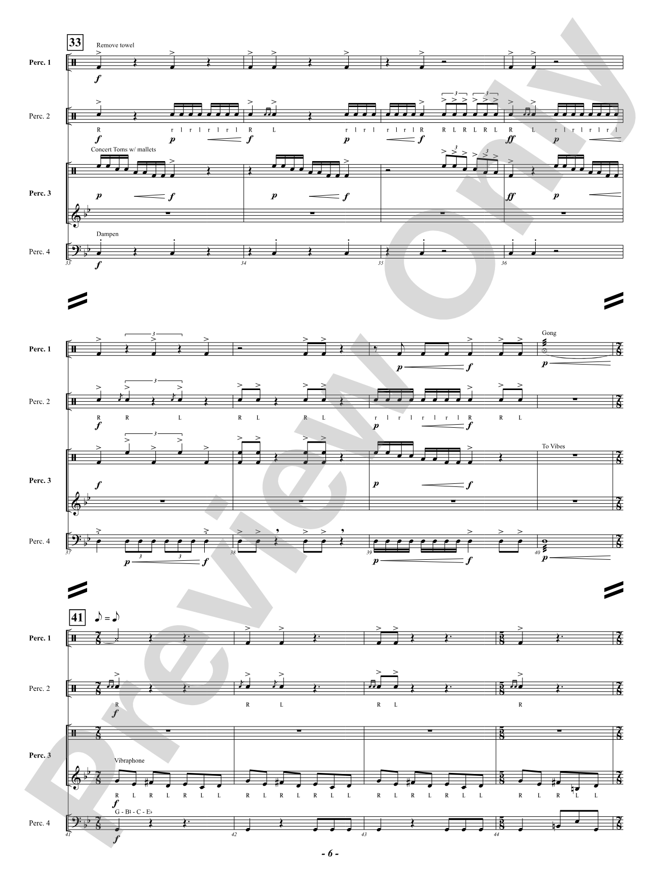 Katla: Percussion Ensemble Conductor Score & Parts