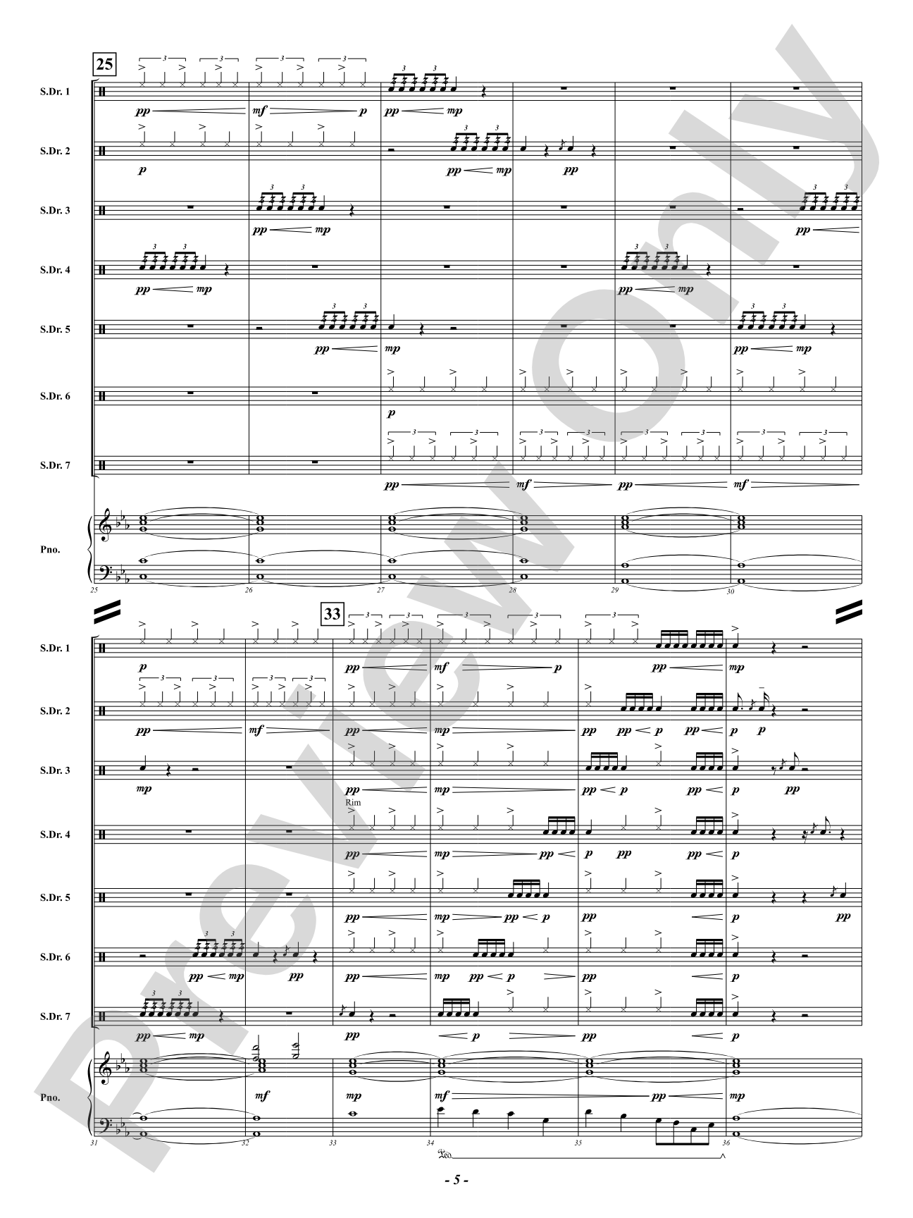 Burning The Candle At Both Ends: Percussion Ensemble