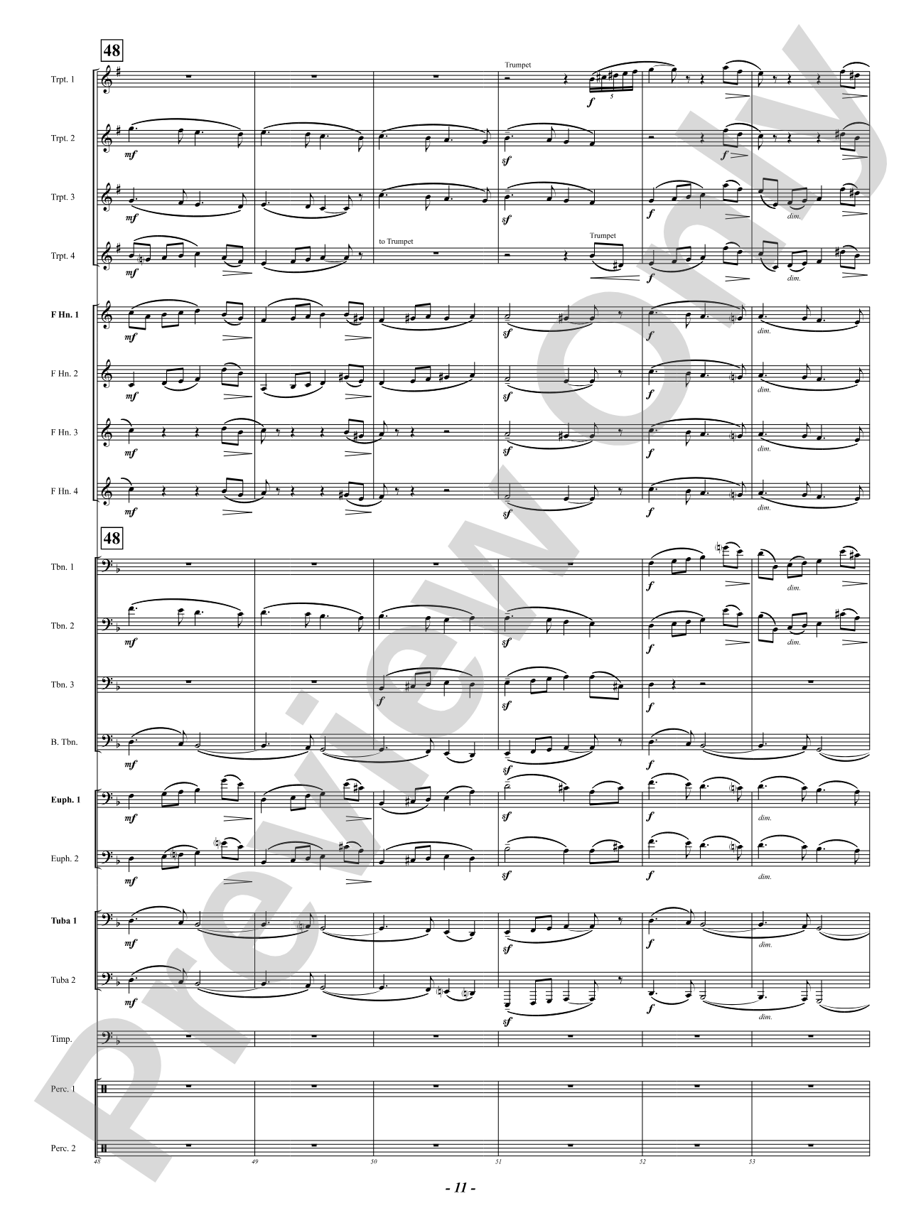 Finale (from "Enigma Variations"): Brass Ensemble Conductor Score & Parts