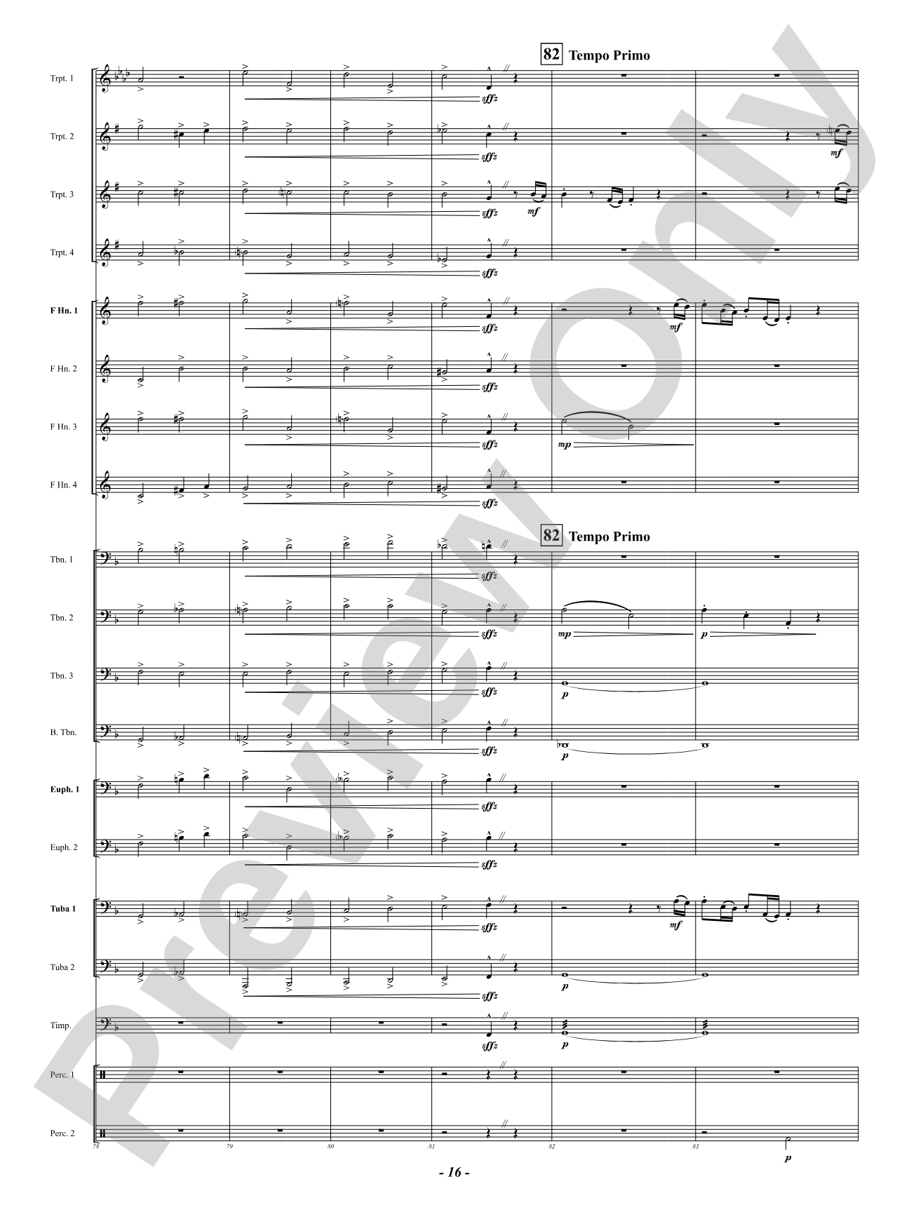 Finale (from "Enigma Variations"): Brass Ensemble Conductor Score & Parts