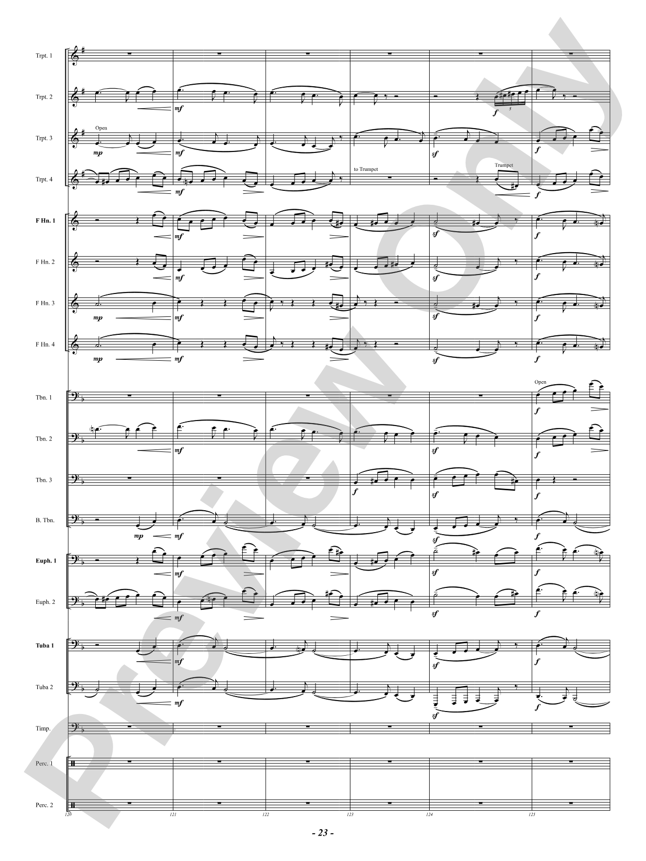 Finale (from "Enigma Variations"): Brass Ensemble Conductor Score & Parts