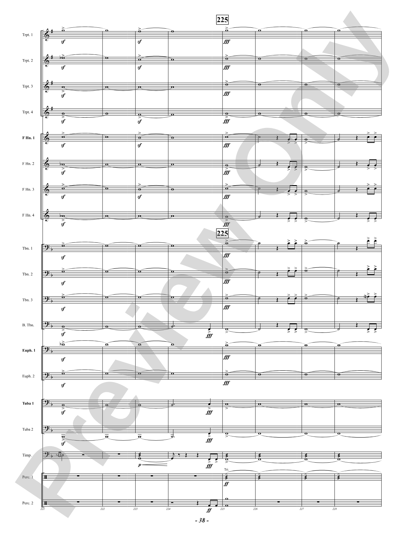 Finale (from "Enigma Variations"): Brass Ensemble Conductor Score & Parts