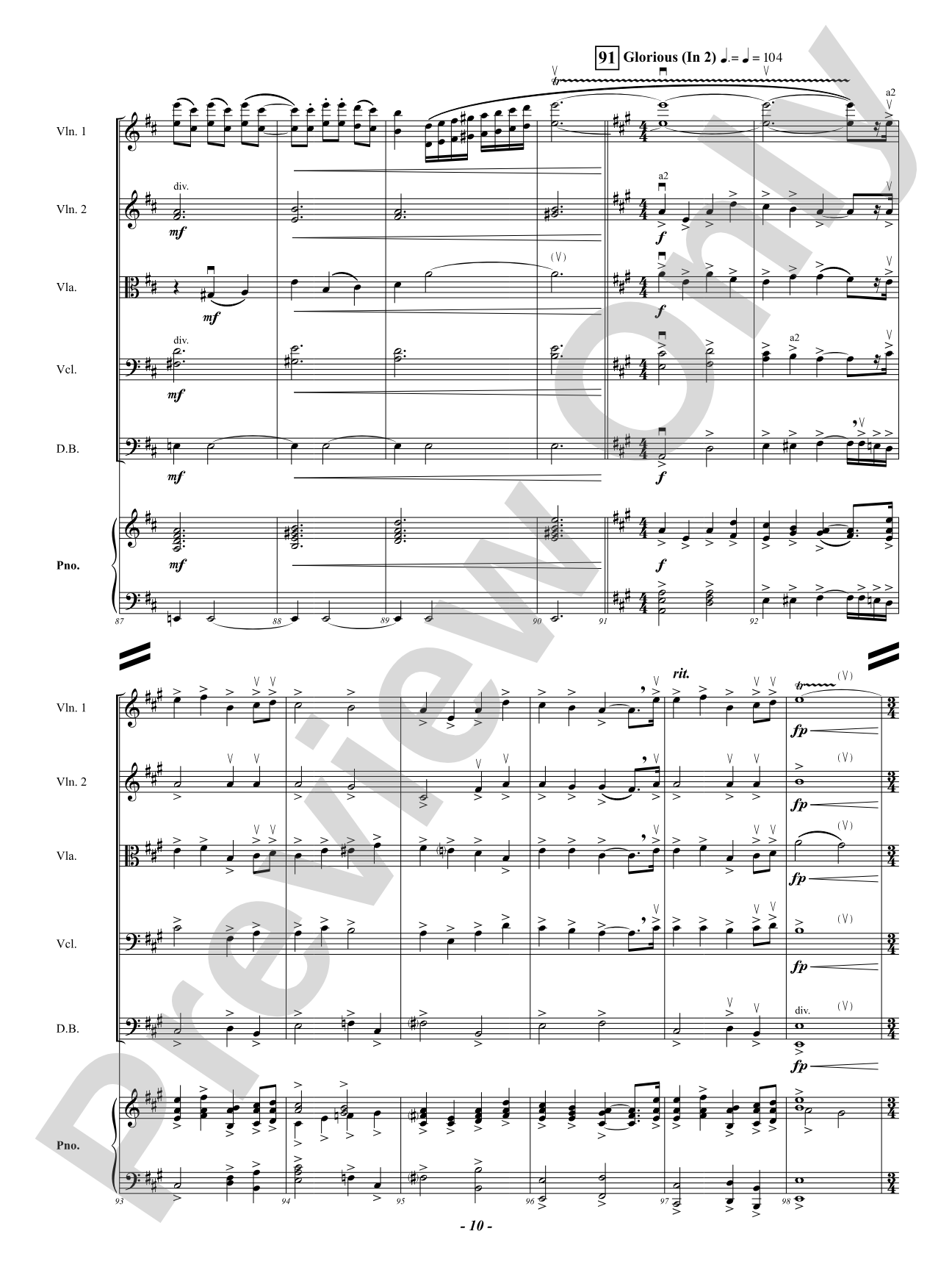 Fanfare For The Festival Of Lights: String Orchestra Conductor Score & Parts