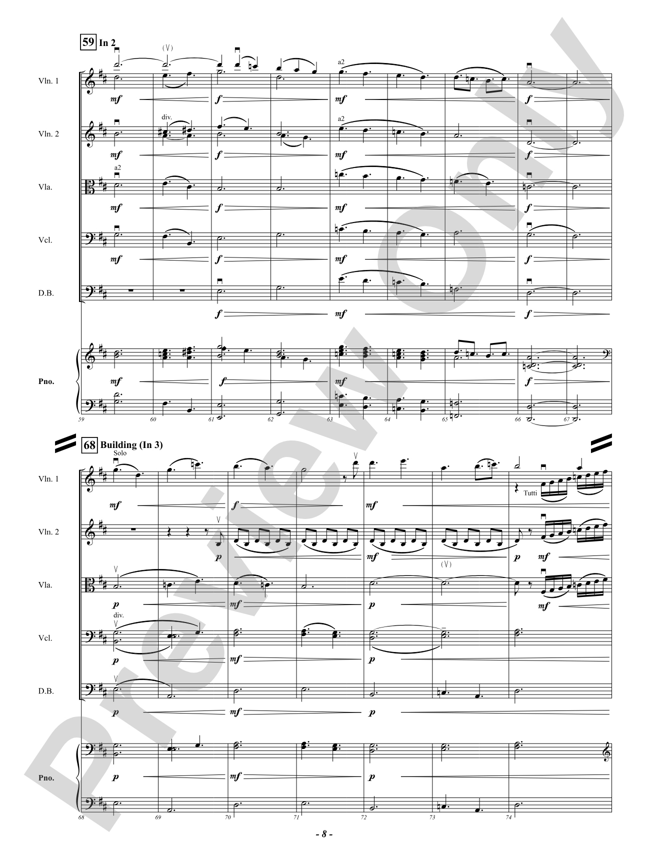 Fanfare For The Festival Of Lights: String Orchestra Conductor Score & Parts