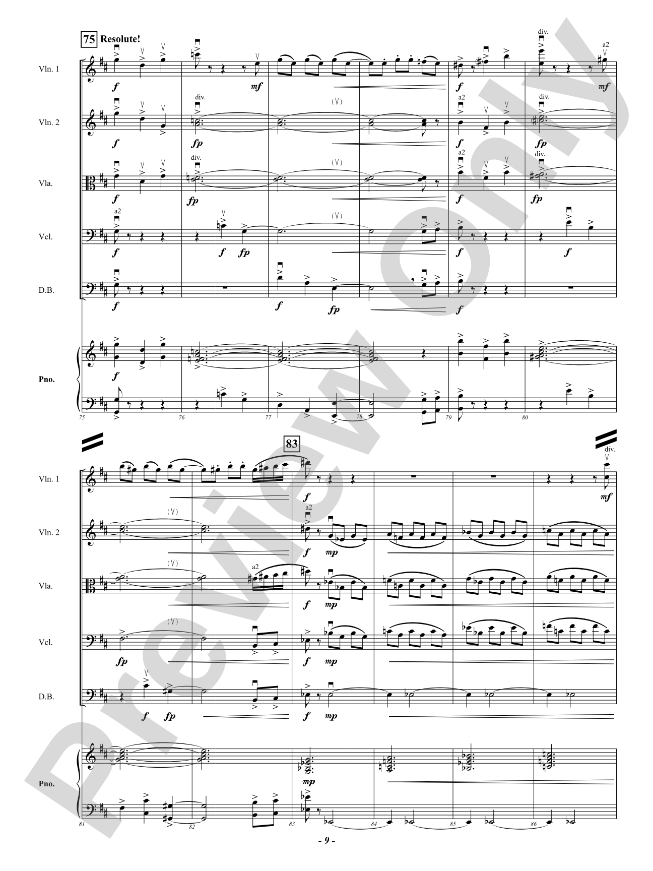 Fanfare For The Festival Of Lights: String Orchestra Conductor Score & Parts