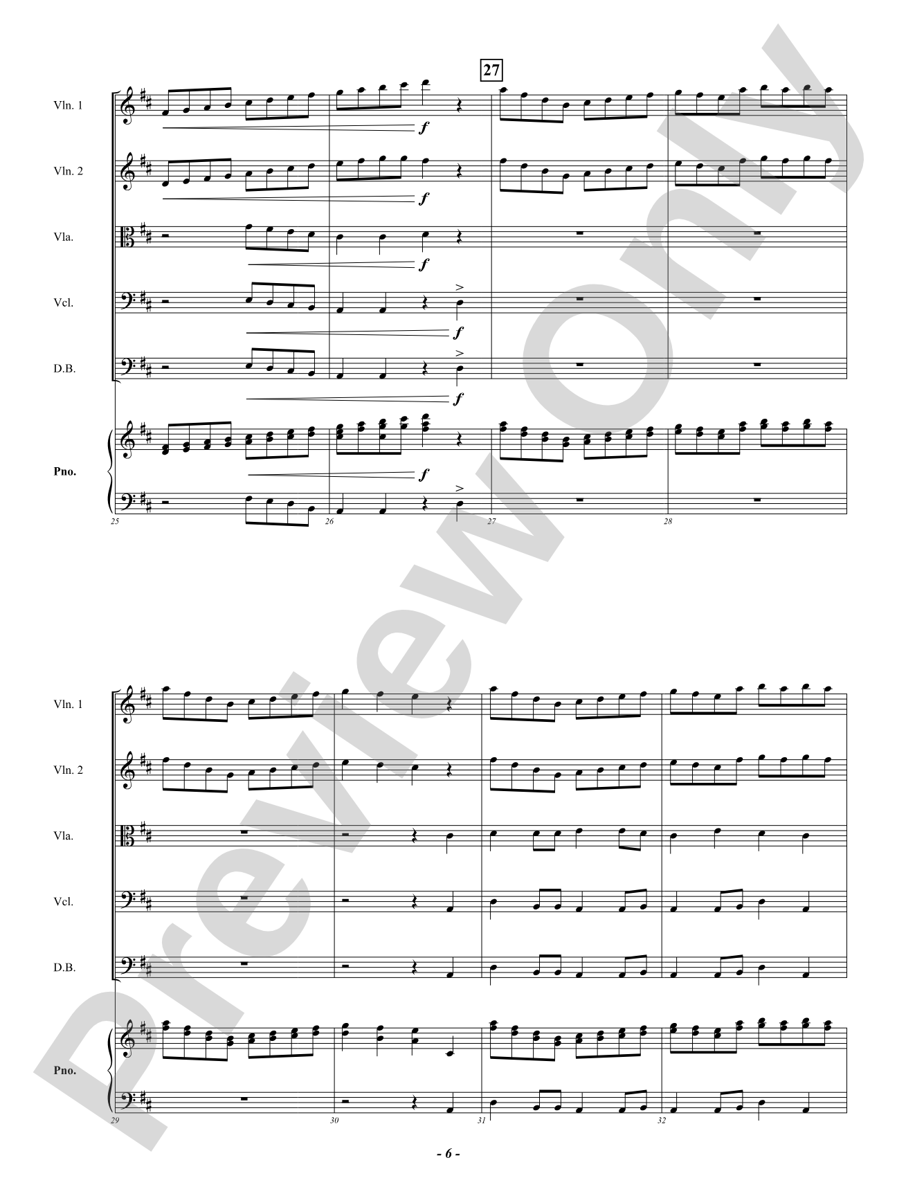 Rondo Pizzicato: String Orchestra Conductor Score & Parts