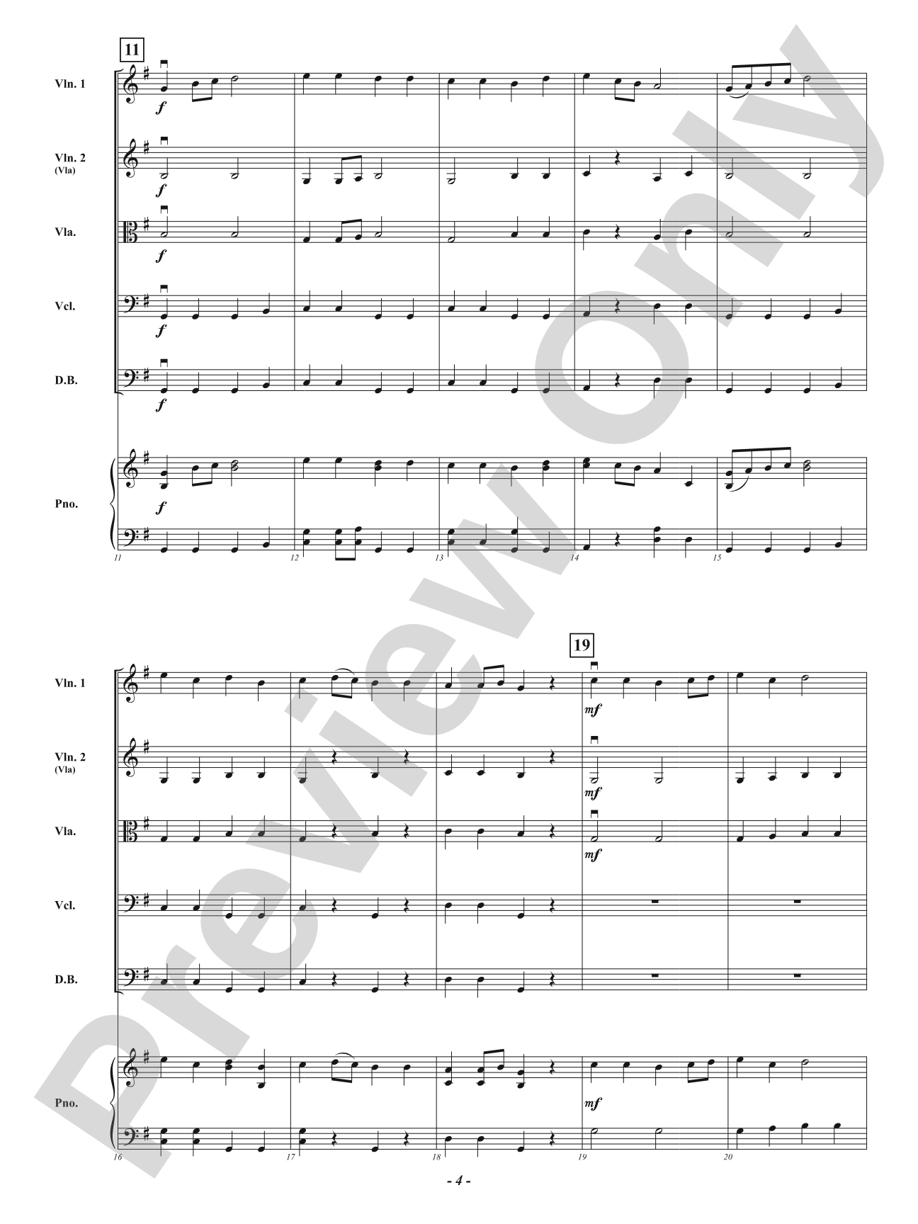 Playful Puppies: String Orchestra Conductor Score & Parts