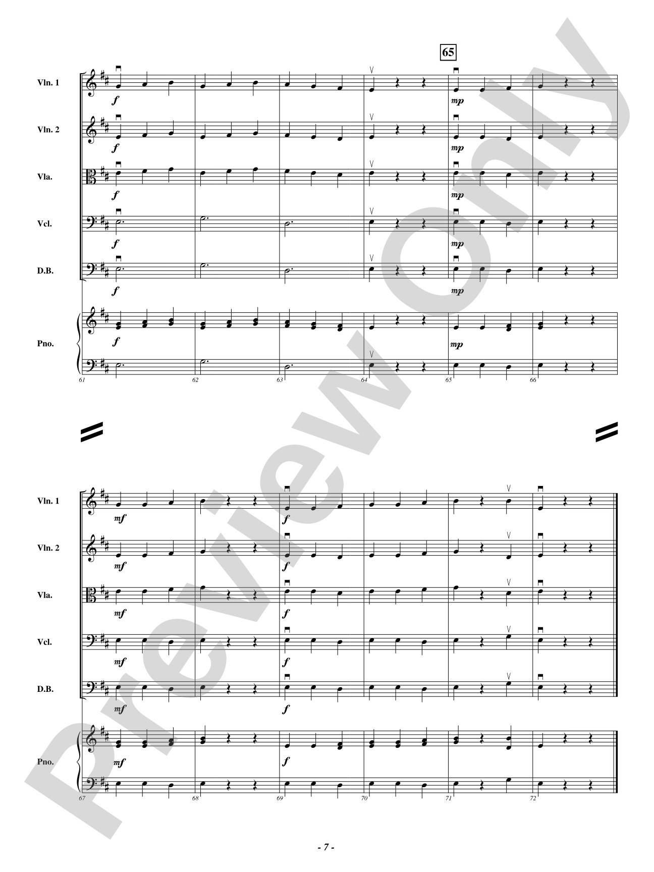 Power Surge: String Orchestra Conductor Score & Parts