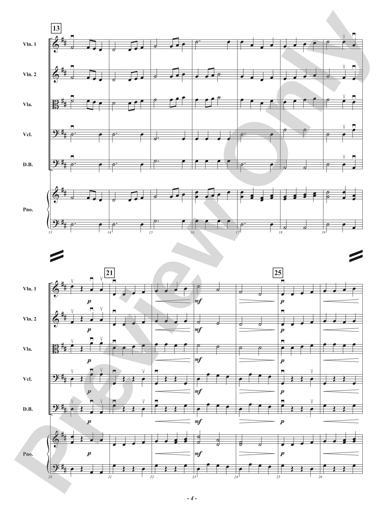 A Breath of Fresh Air: String Orchestra Conductor Score & Parts