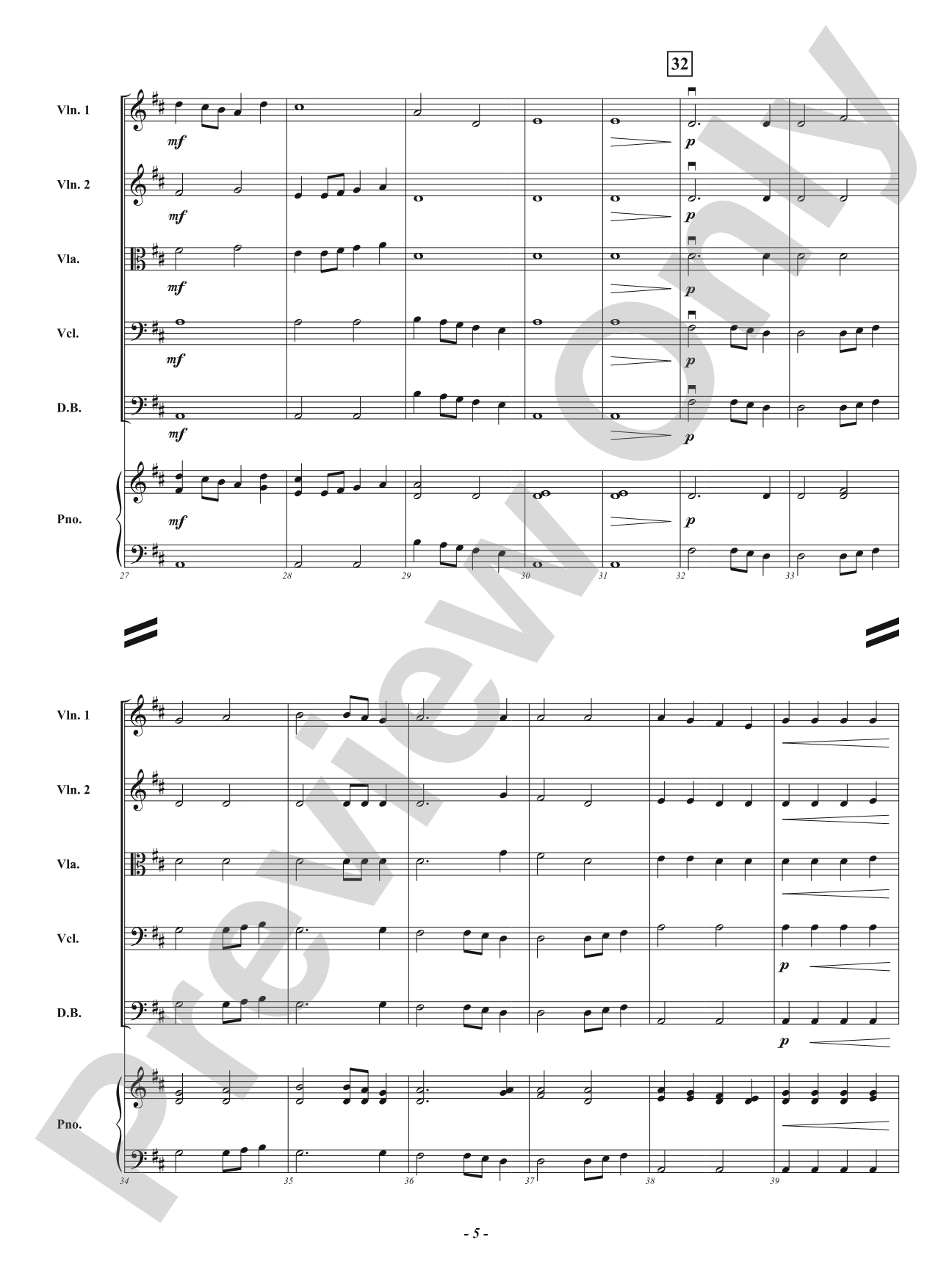 A Breath of Fresh Air: String Orchestra Conductor Score & Parts
