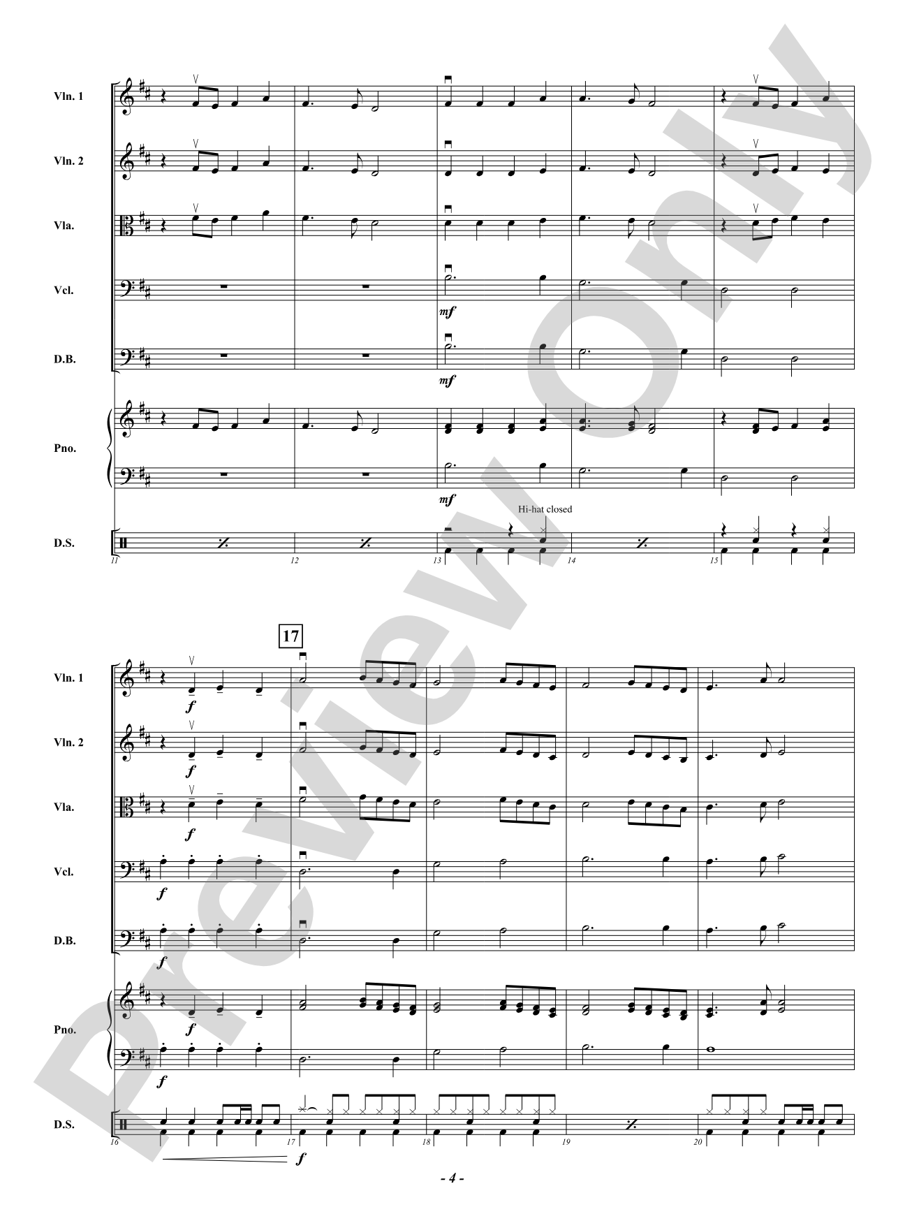 Angels We Have Remixed: String Orchestra Conductor Score & Parts