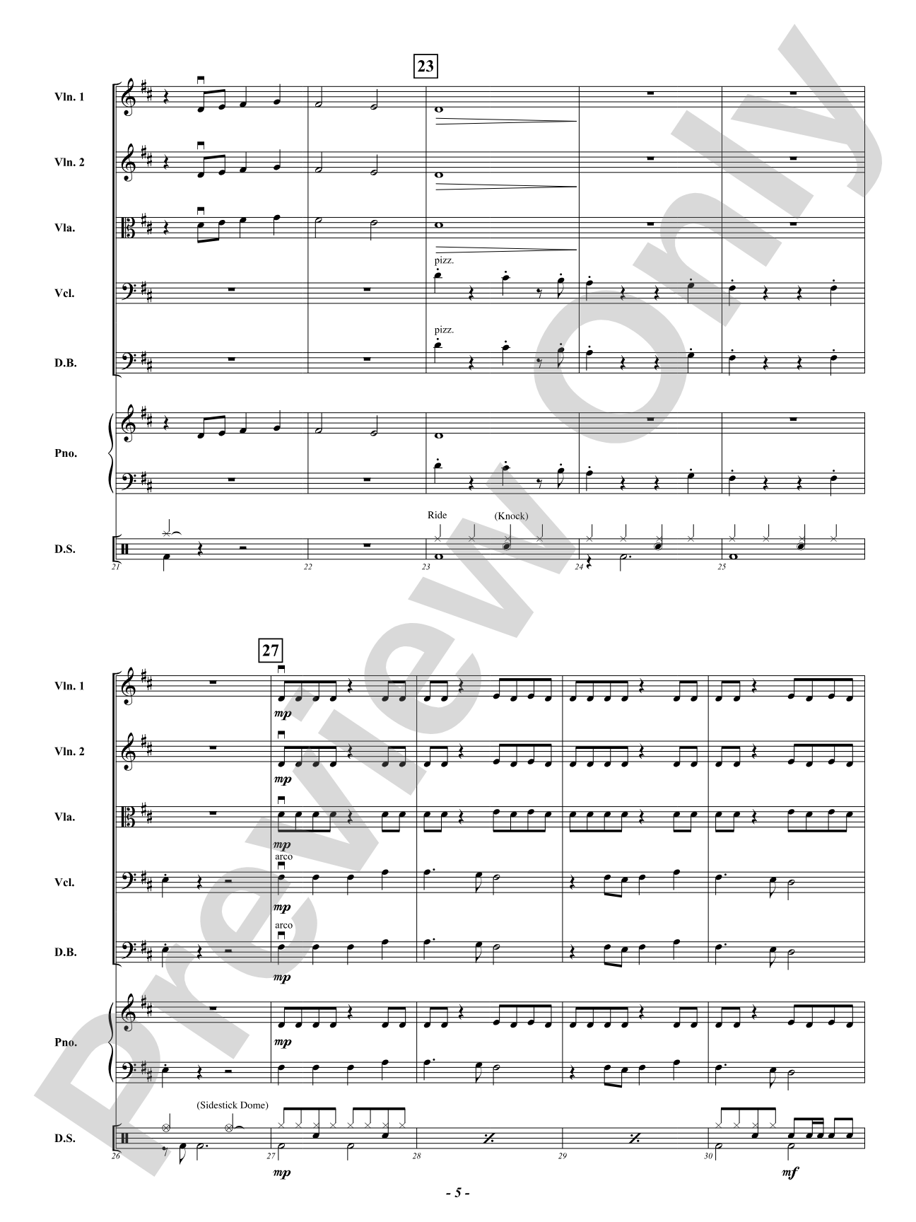 Angels We Have Remixed: String Orchestra Conductor Score & Parts