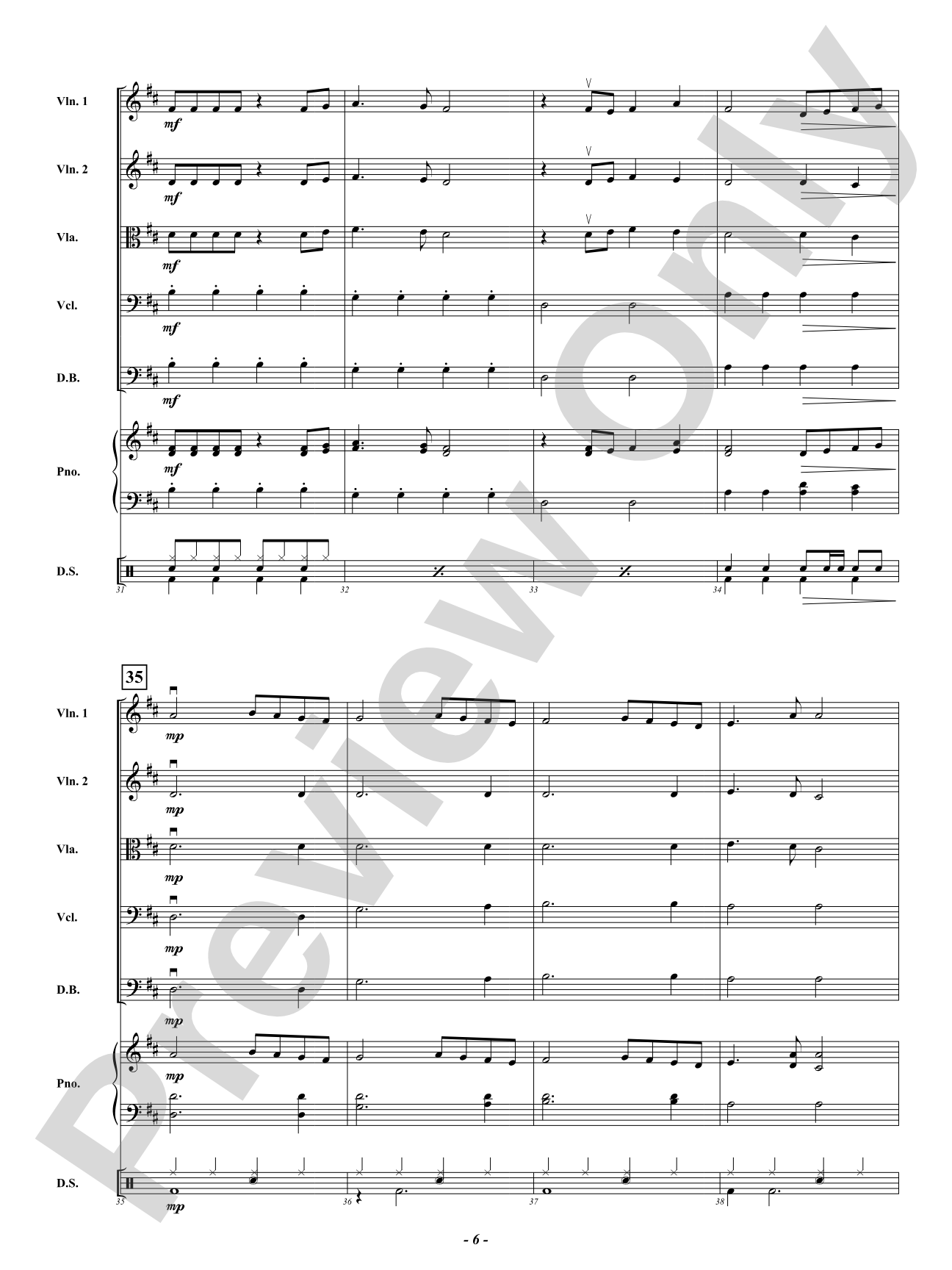 Angels We Have Remixed: String Orchestra Conductor Score & Parts