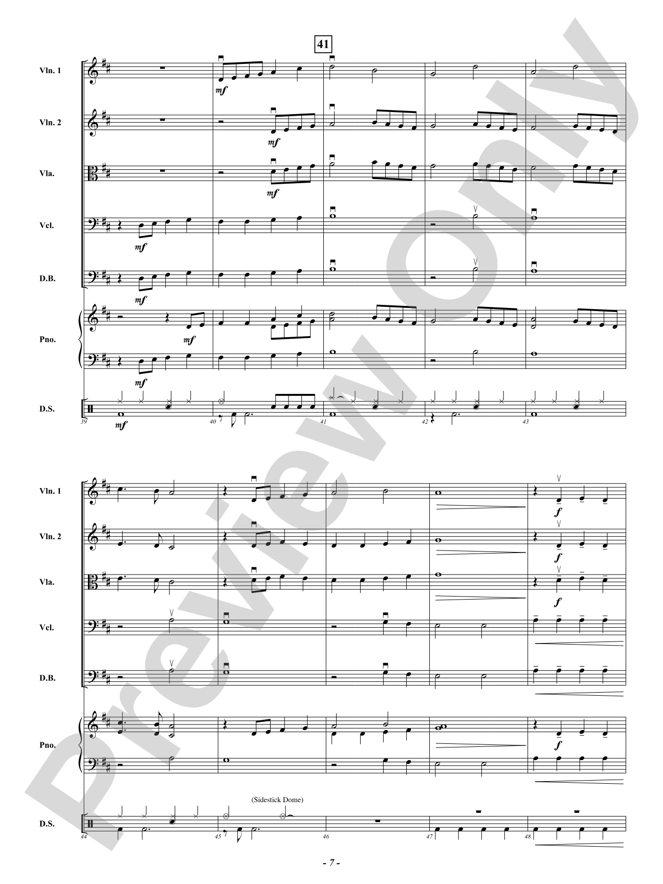 Angels We Have Remixed: String Orchestra Conductor Score & Parts