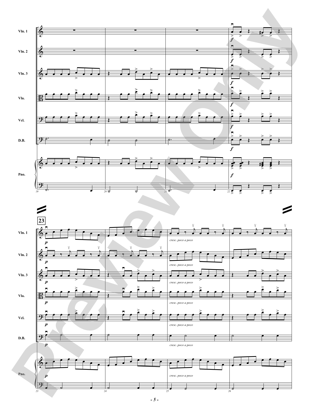 Stranger Strings: String Orchestra Conductor Score & Parts