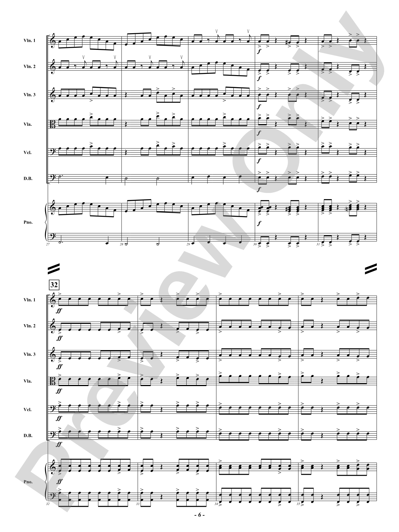Stranger Strings: String Orchestra Conductor Score & Parts