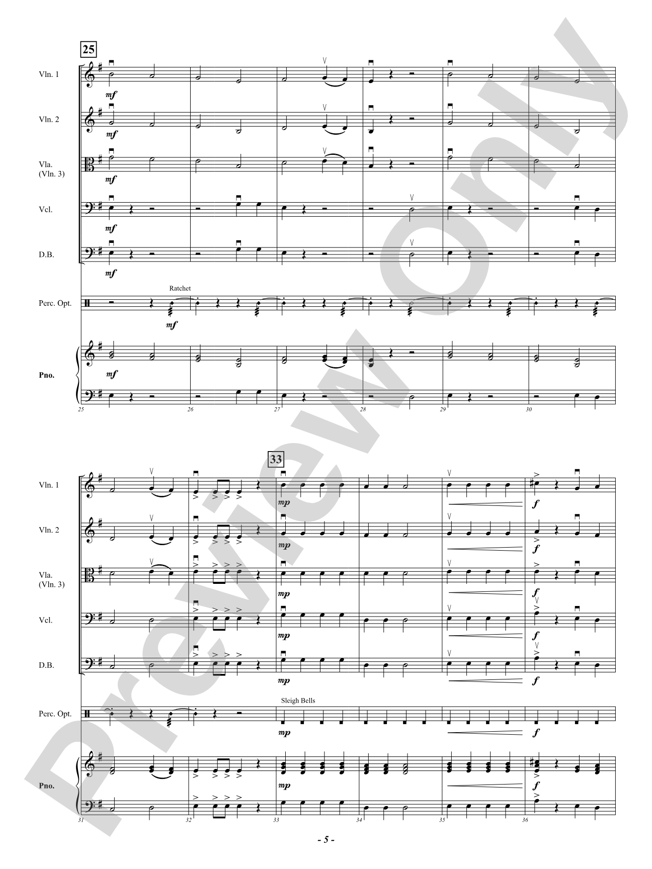 Cyber Santa: String Orchestra Conductor Score & Parts