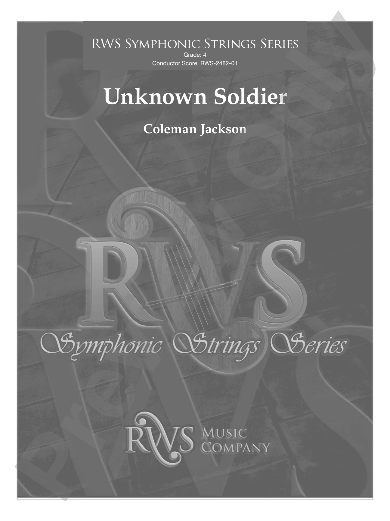 Unknown Soldier: String Orchestra Conductor Score & Parts