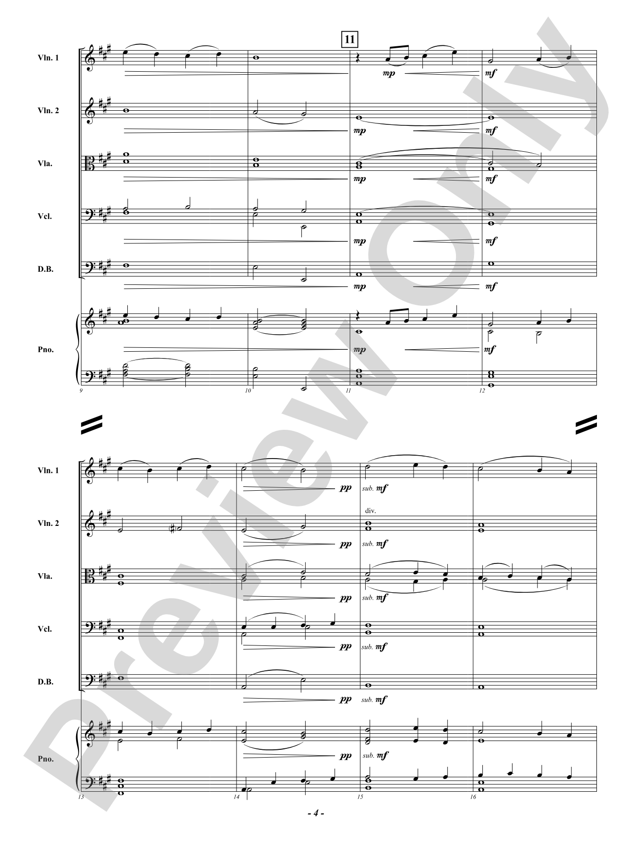 Unknown Soldier: String Orchestra Conductor Score & Parts