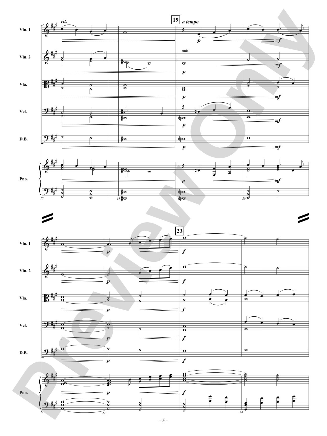 Unknown Soldier: String Orchestra Conductor Score & Parts
