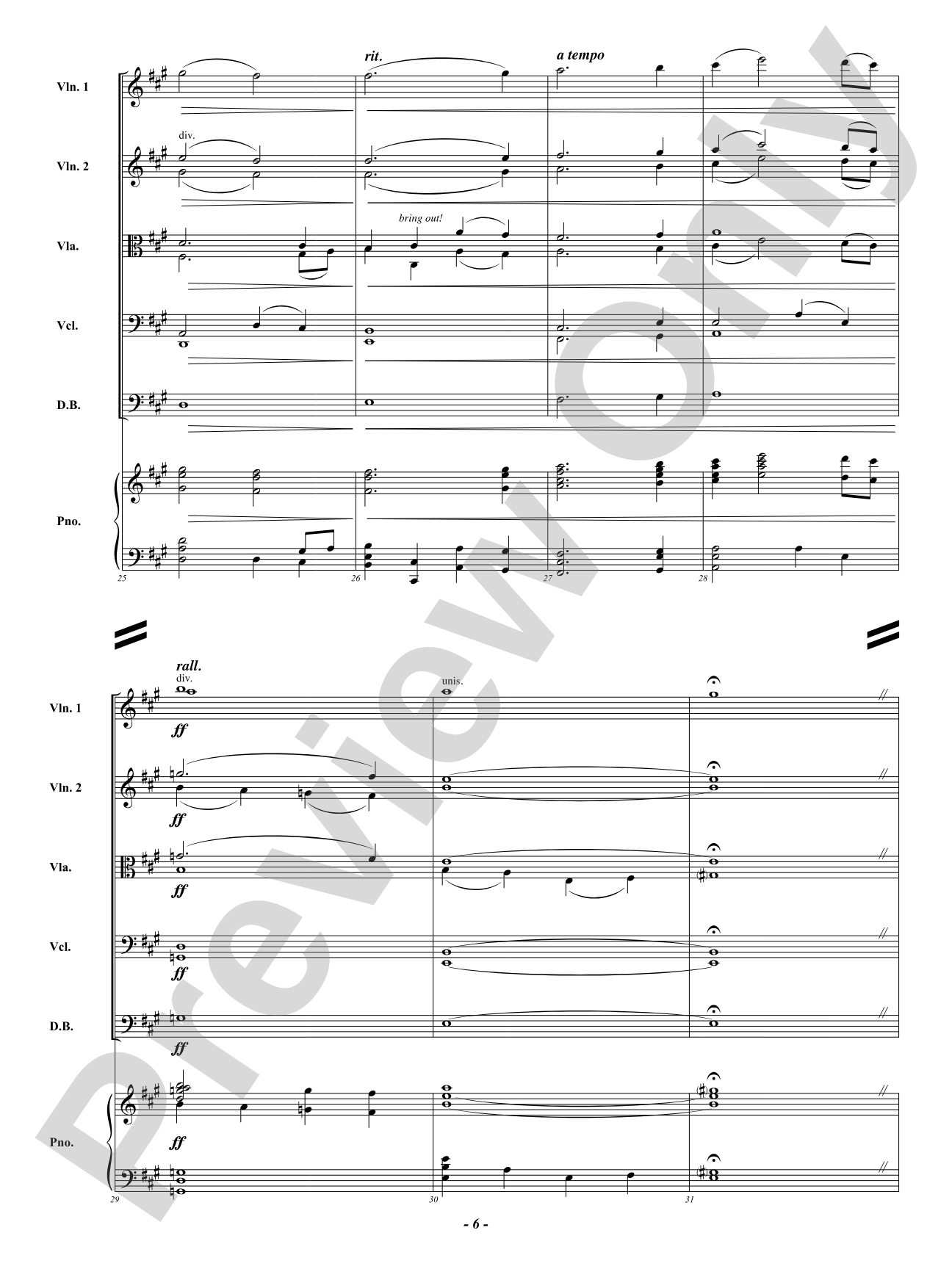Unknown Soldier: String Orchestra Conductor Score & Parts