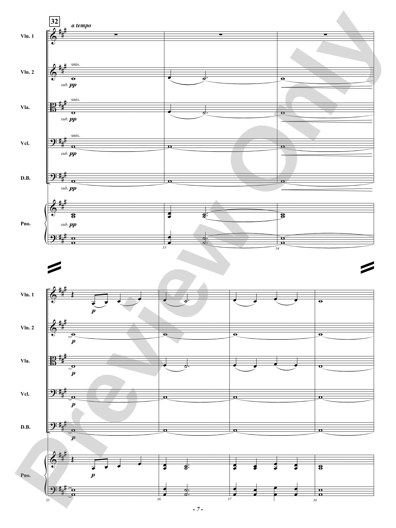 Unknown Soldier: String Orchestra Conductor Score & Parts