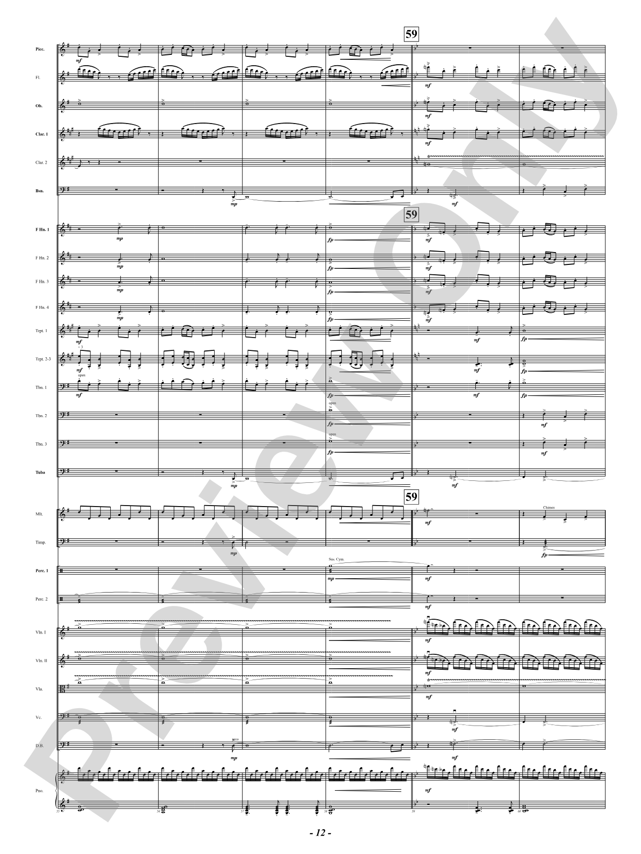 With Joyful Tidings: Full Orchestra Conductor Score & Parts