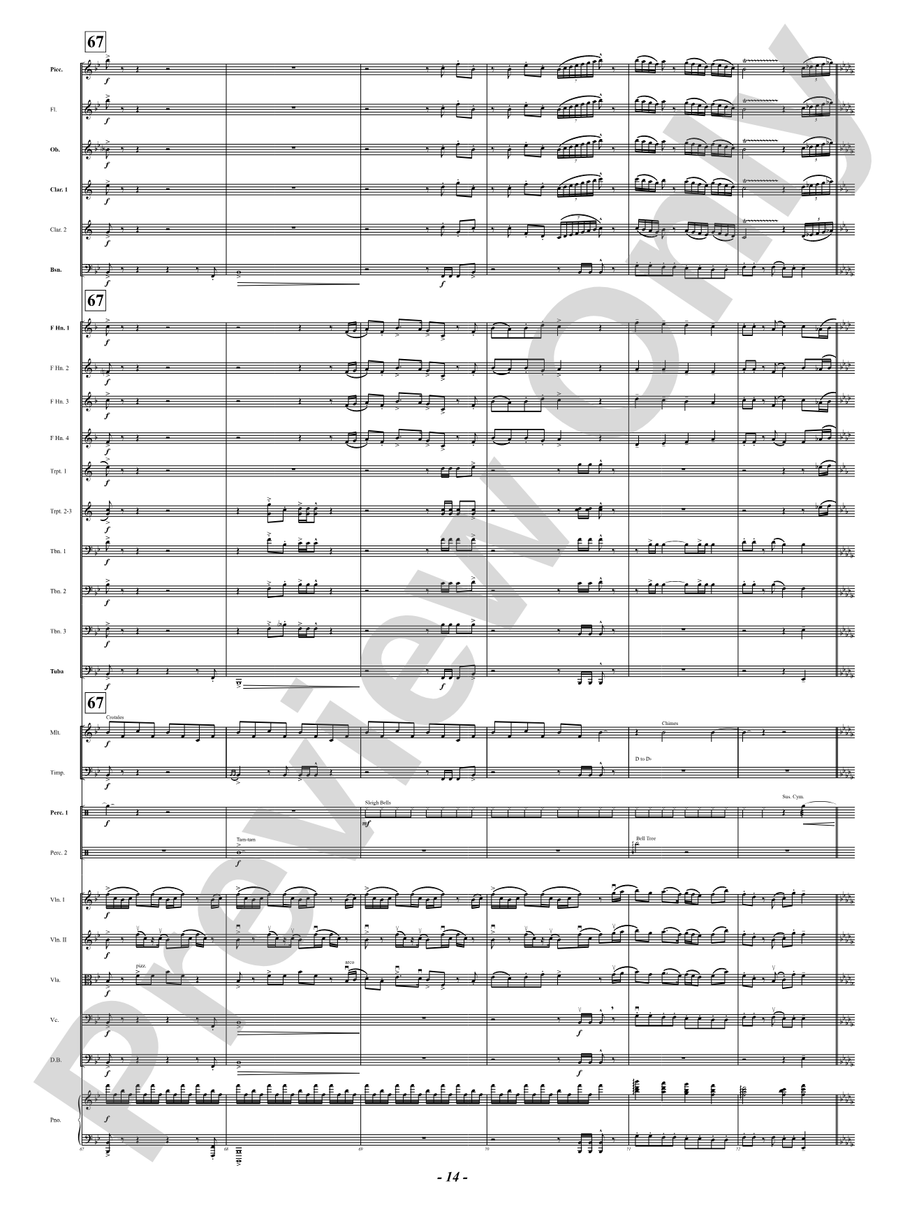 With Joyful Tidings: Full Orchestra Conductor Score & Parts