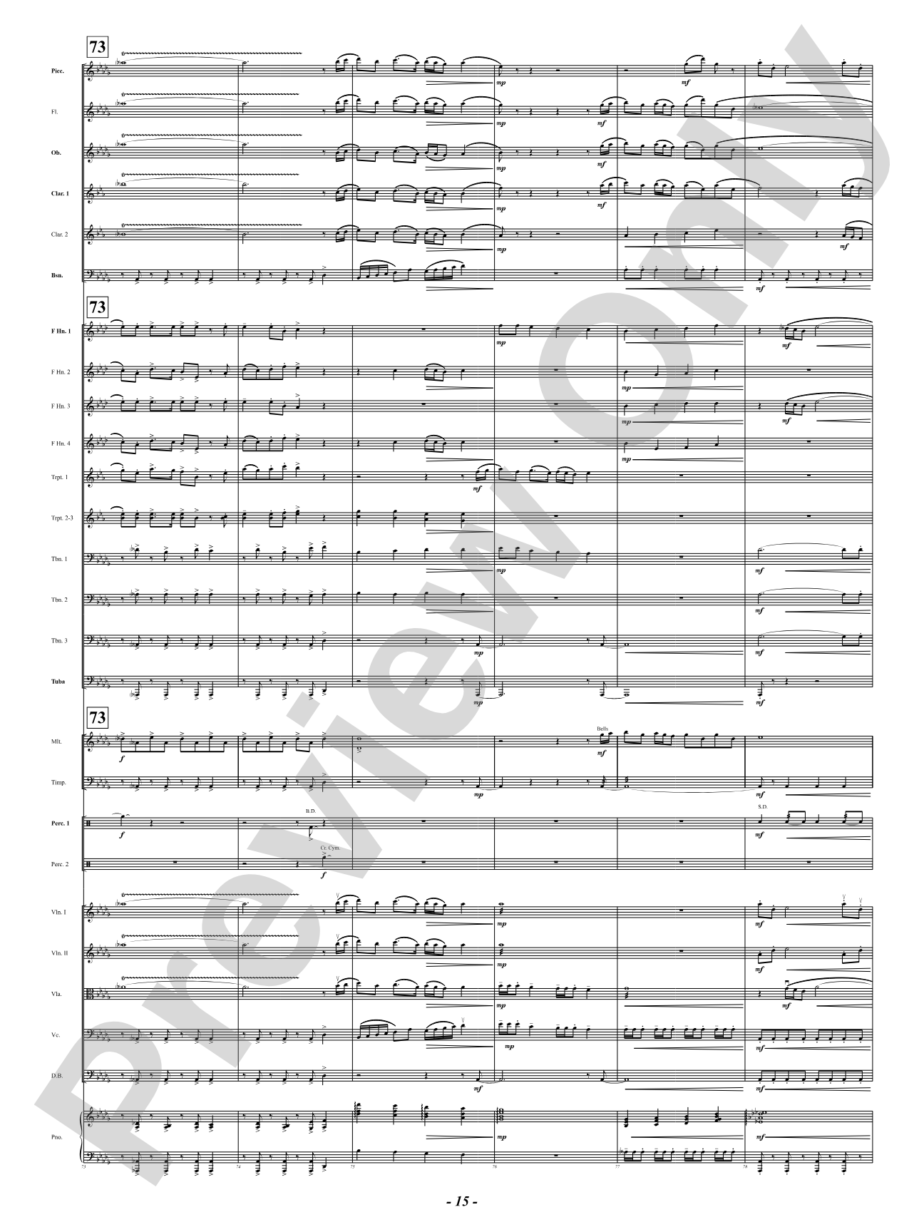 With Joyful Tidings: Full Orchestra Conductor Score & Parts