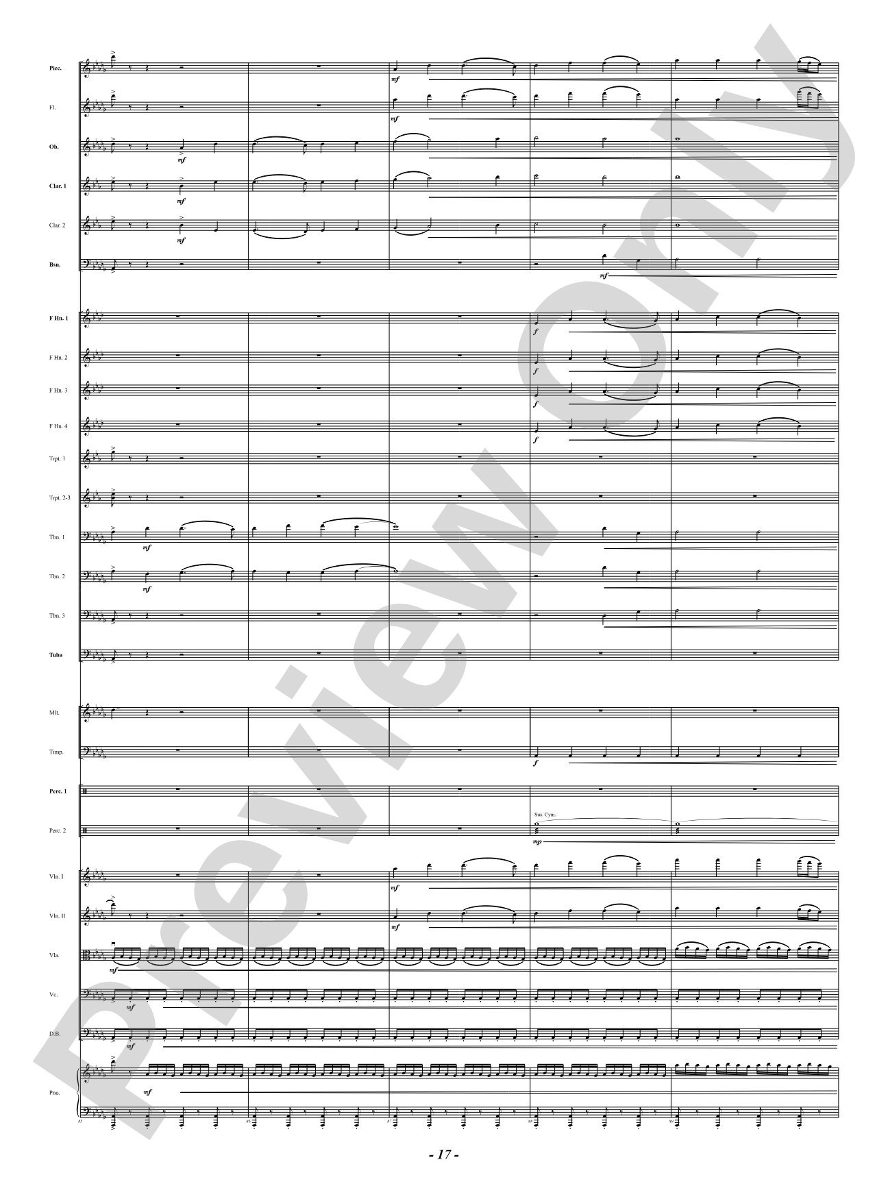 With Joyful Tidings: Full Orchestra Conductor Score & Parts