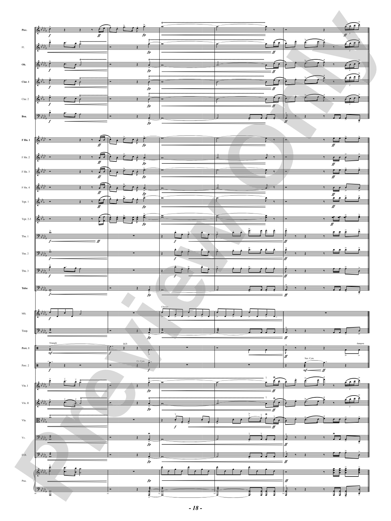 With Joyful Tidings: Full Orchestra Conductor Score & Parts