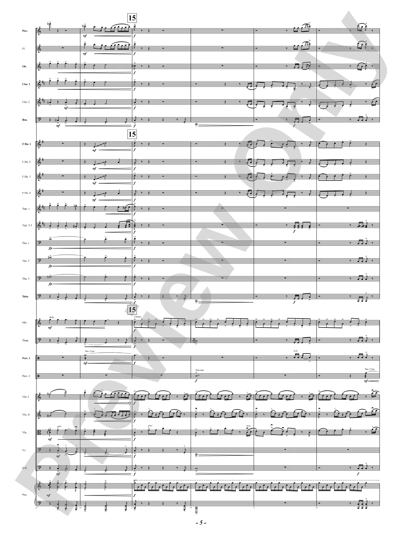 With Joyful Tidings: Full Orchestra Conductor Score & Parts