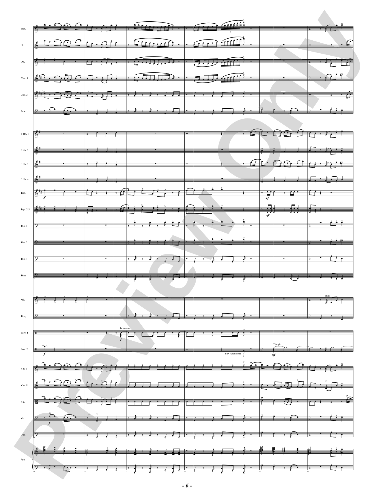 With Joyful Tidings: Full Orchestra Conductor Score & Parts