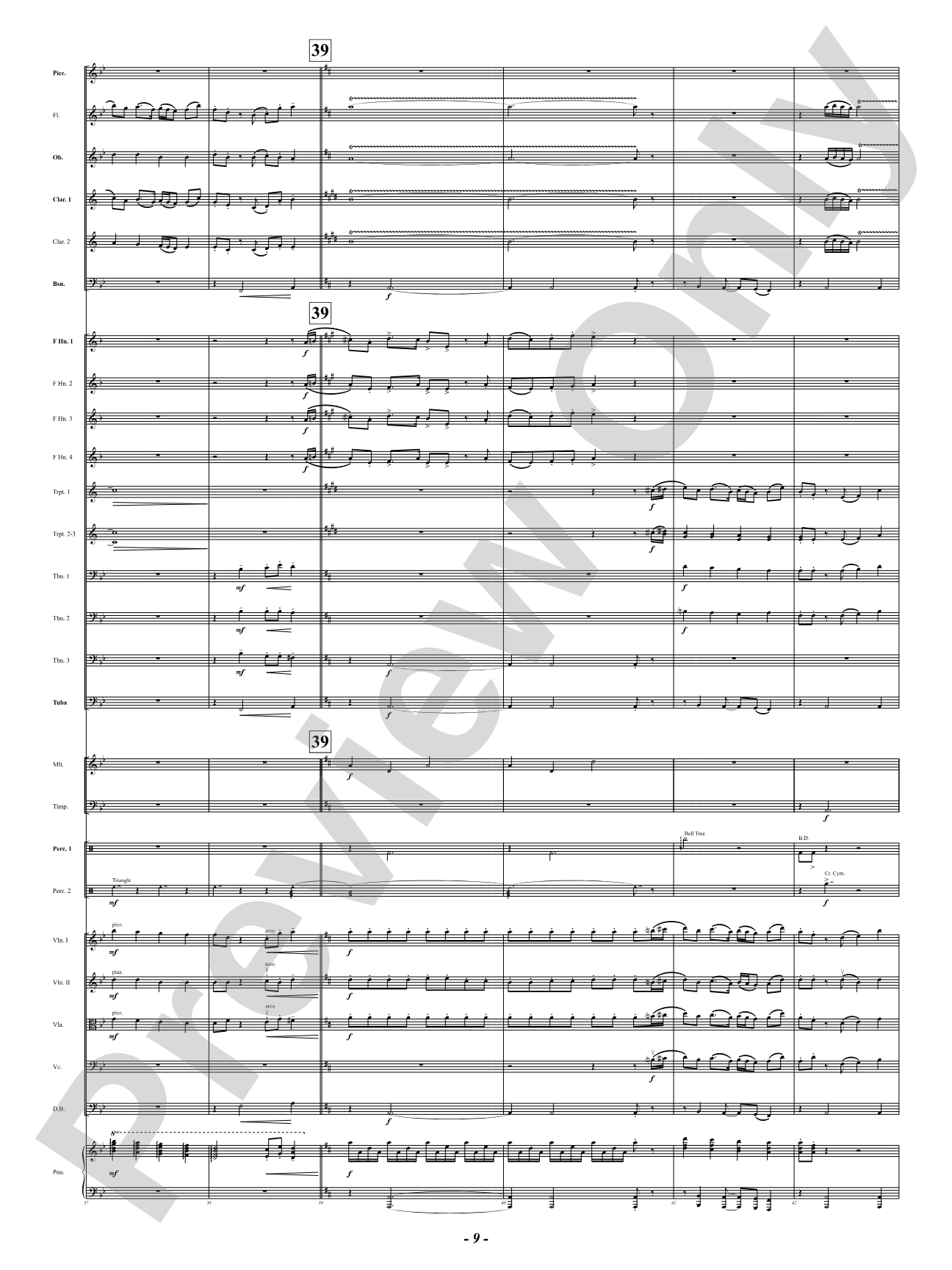 With Joyful Tidings: Full Orchestra Conductor Score & Parts
