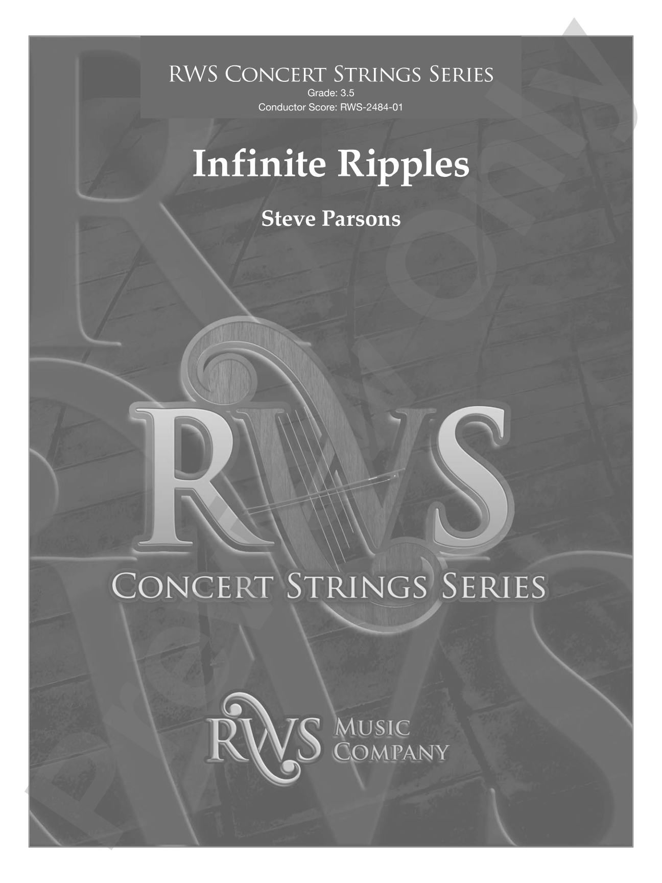 Infinite Ripples: String Orchestra Conductor Score & Parts