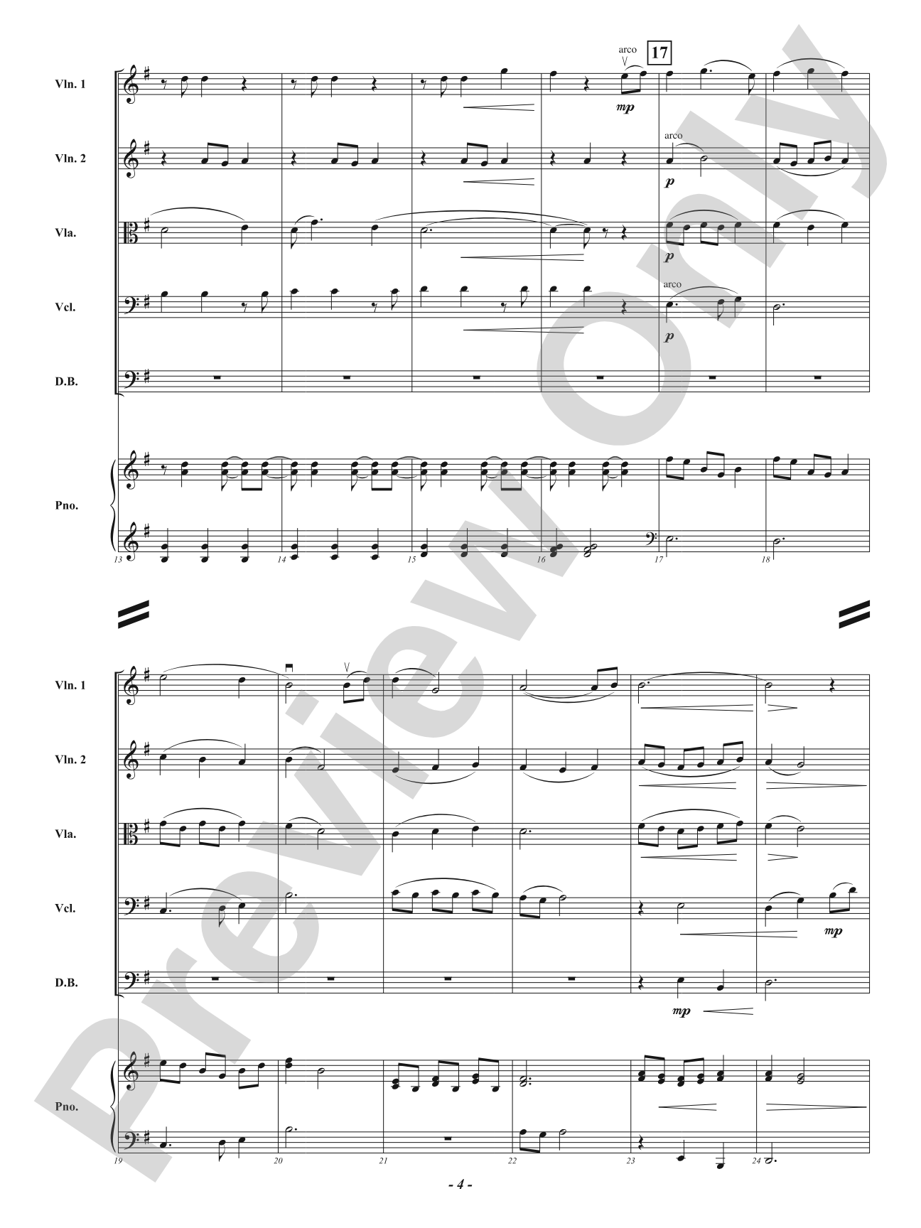 Infinite Ripples: String Orchestra Conductor Score & Parts